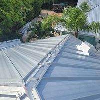 24ga 1.5" Mechanical Seam Mill Finish by Total Roofing System The Metal Roof Experts