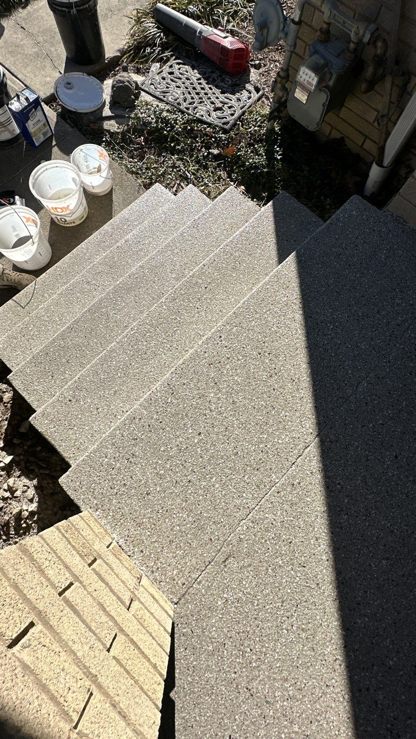 Pool Deck + Steps + Porch Project in JEANNETTE by Floors in a Day, Inc