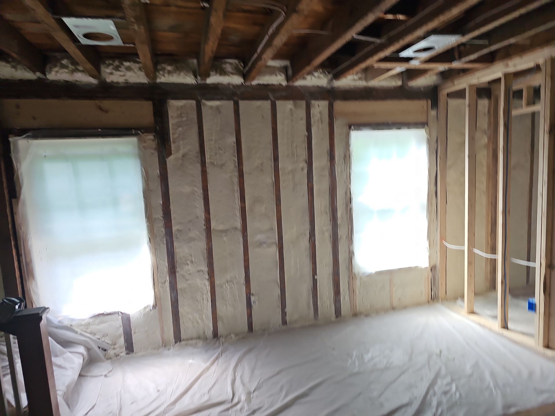 Home Remodel using Closed Cell Spray Foam by NYS Foam & Energy