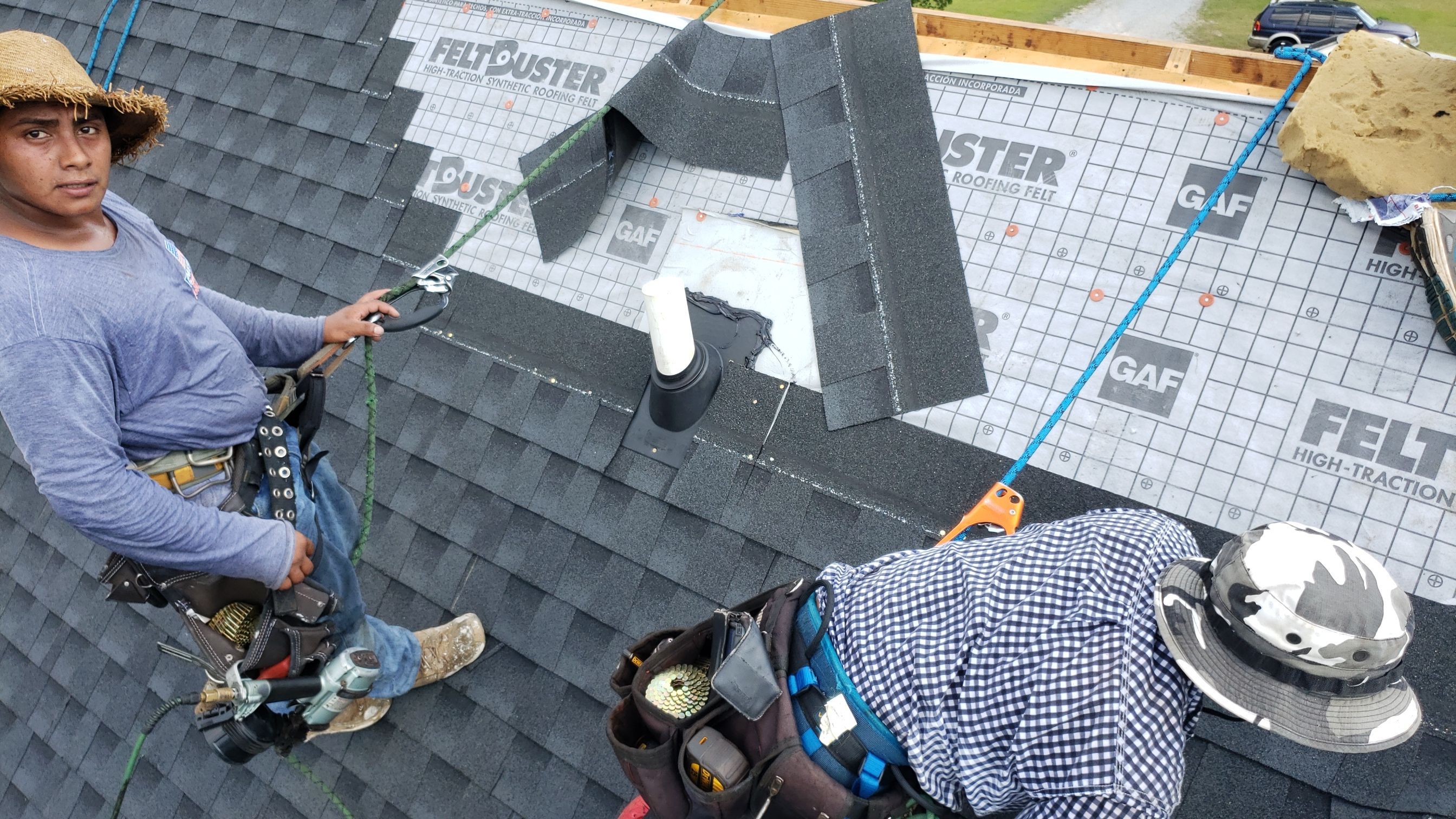 Residential Roofing Installation using Roof Replacement by American Roofing & Construction LLC