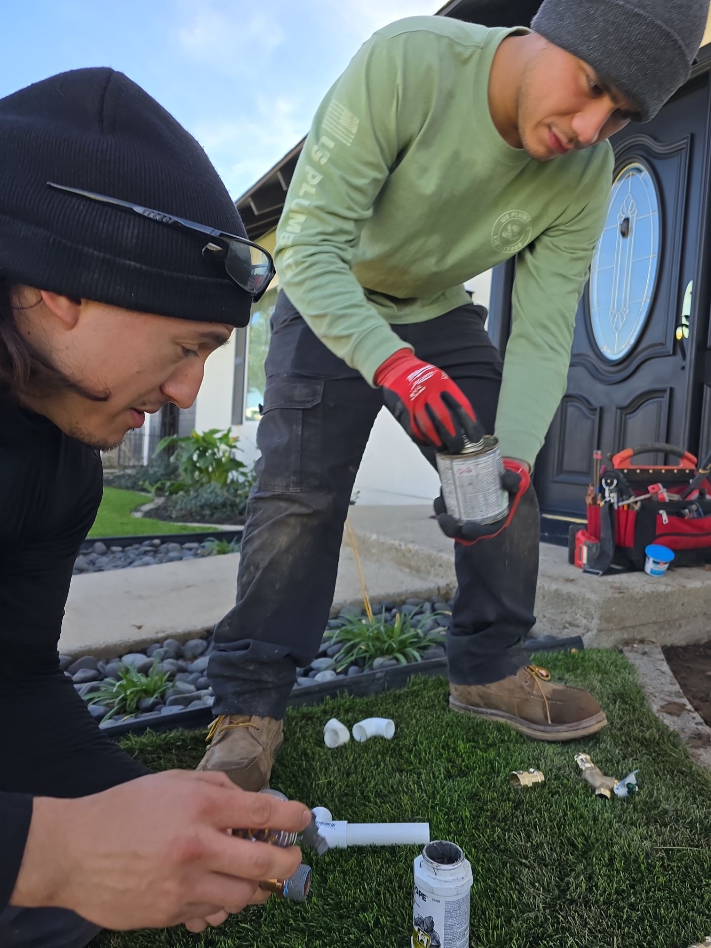 Installing Water Treatment by Us Plumbing