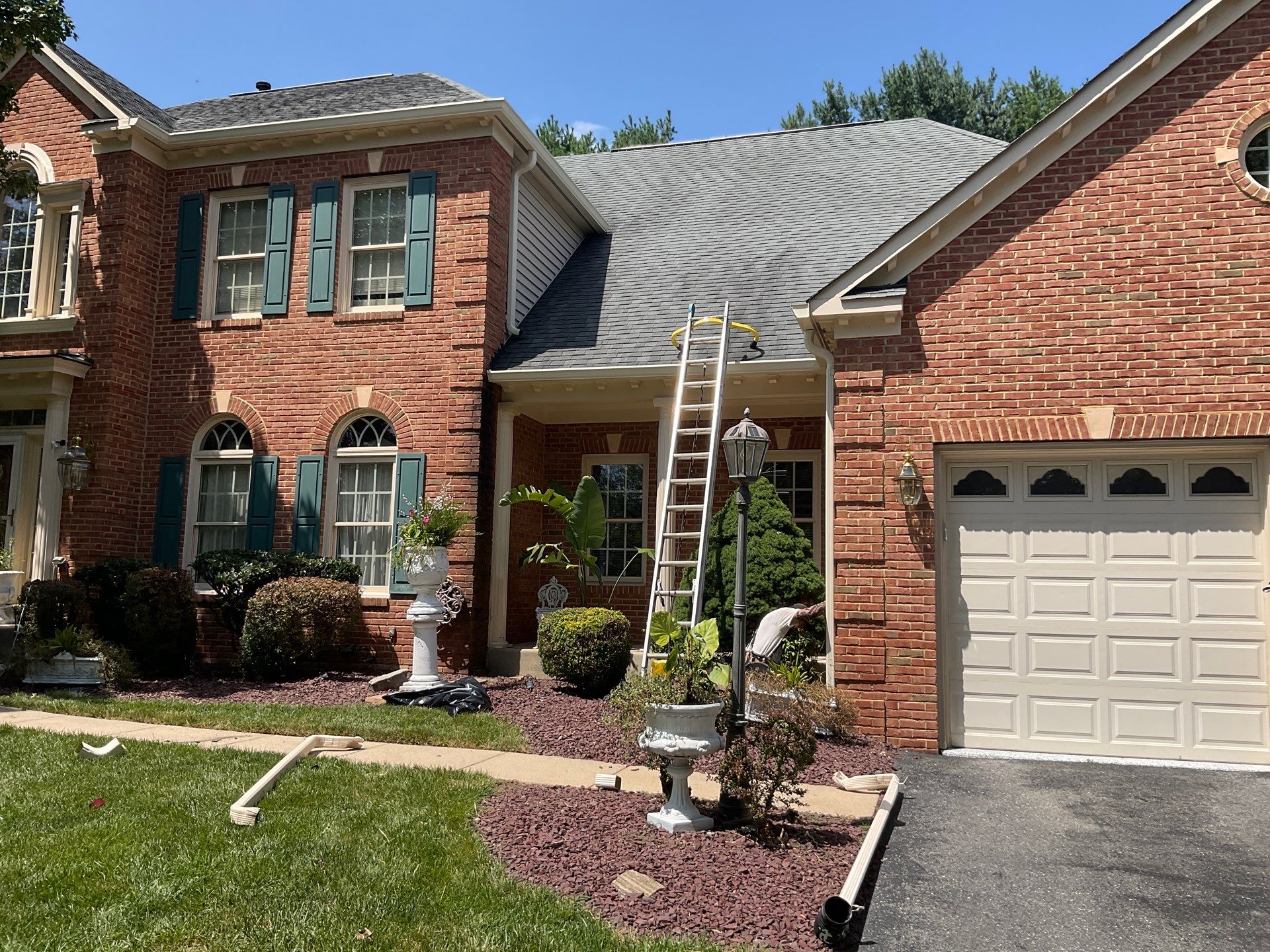 New Gutters, New Floor, New steps, New Paint job by Alpha Design Services