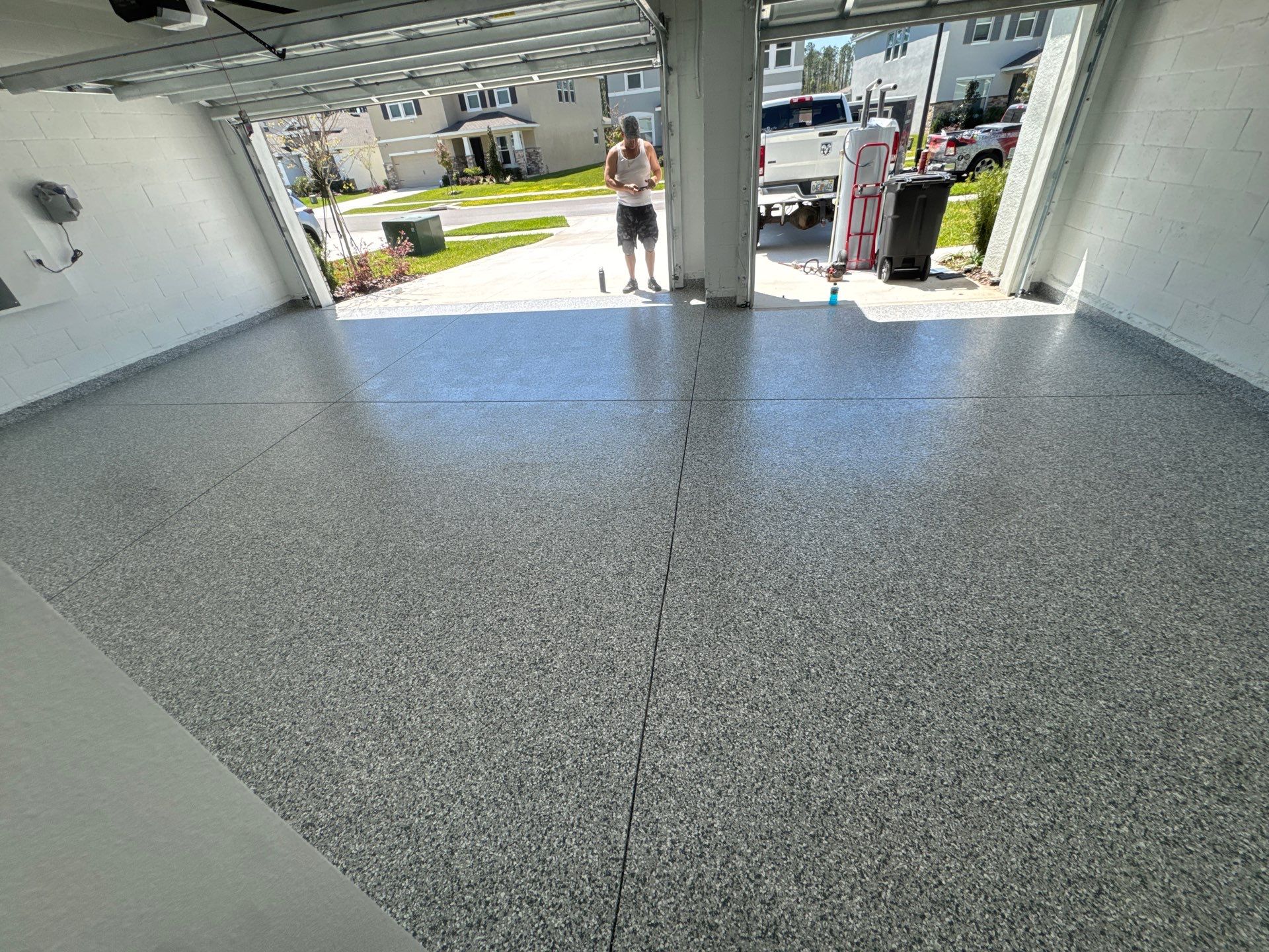 New Construction Garage Floor Transformation! by Performance Floors & Coating