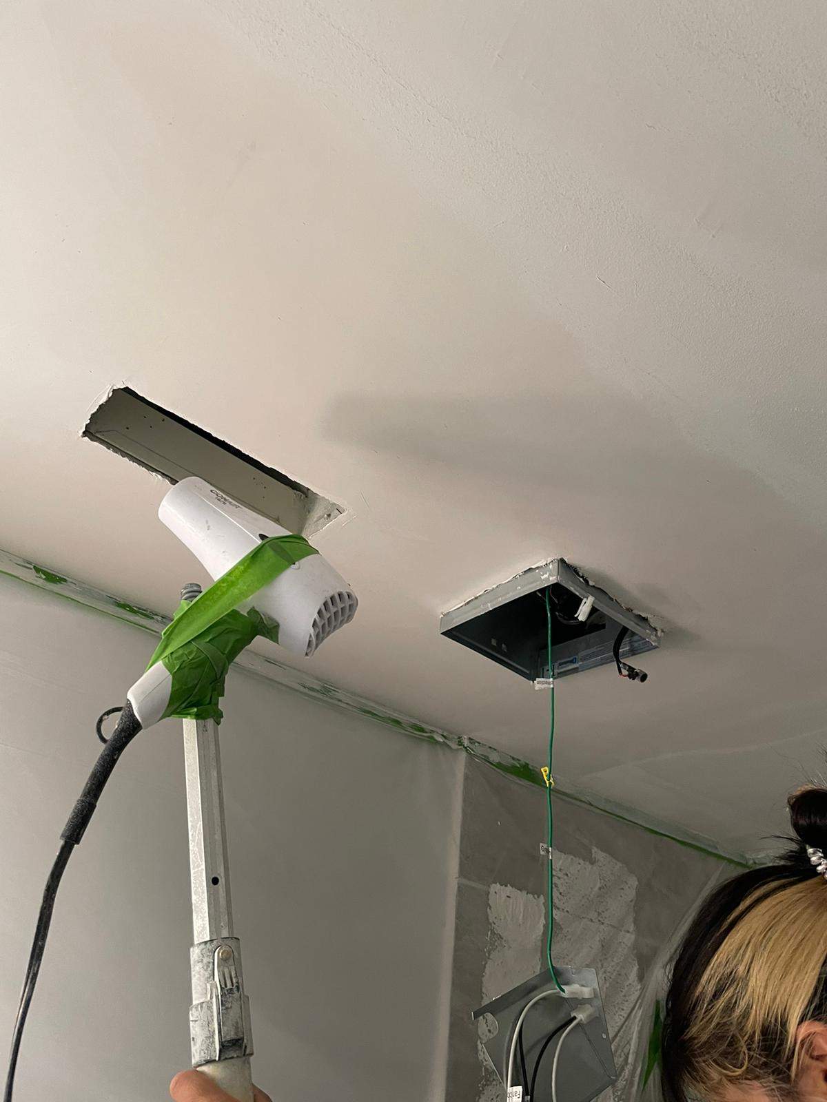 Roof replacement and interior repair by hail damage by Just Brilliant Restoration JBR