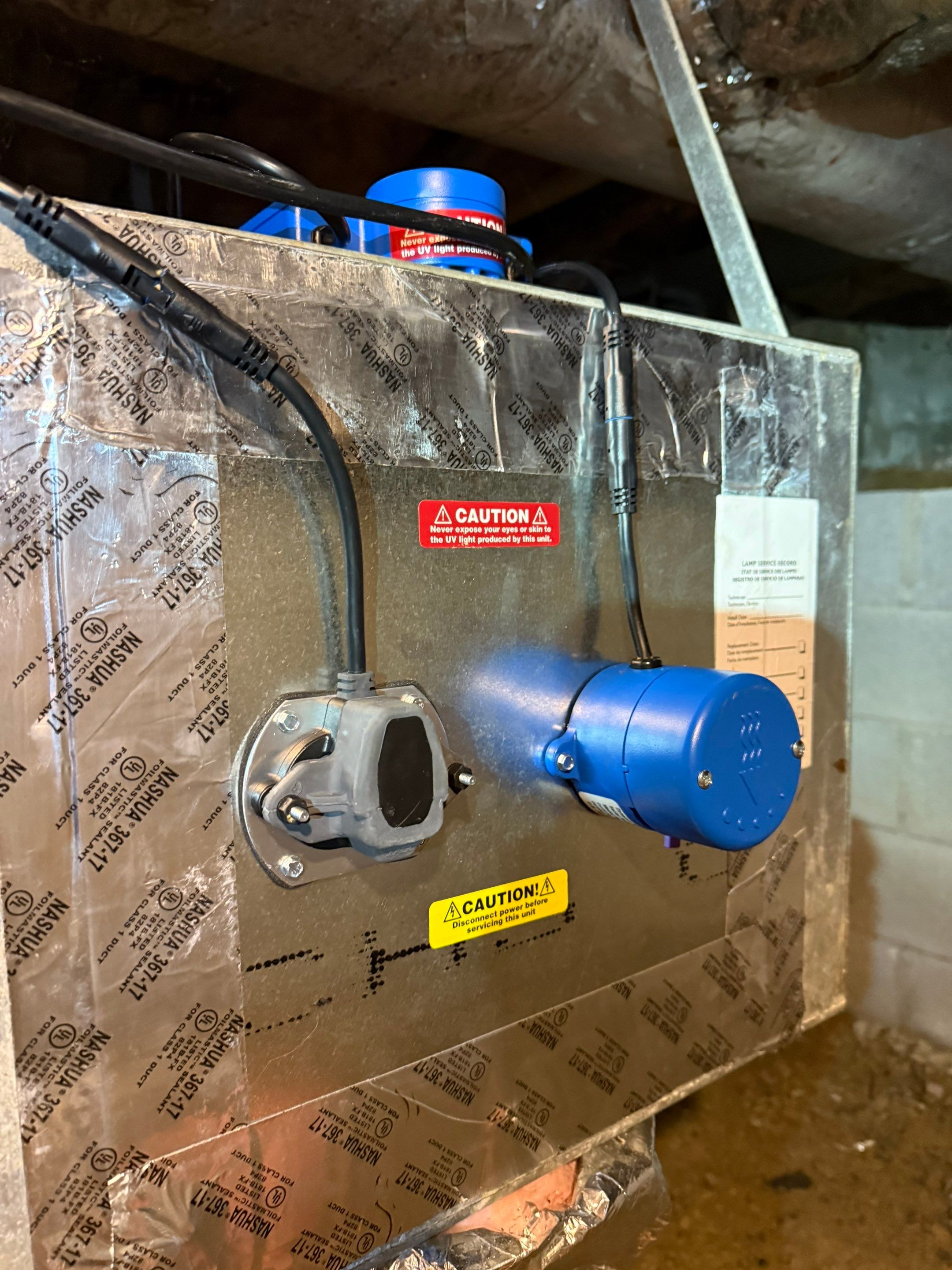 Germicidal UV Purification system install and coil cleanings by Elemental Heating and air conditioning LLC