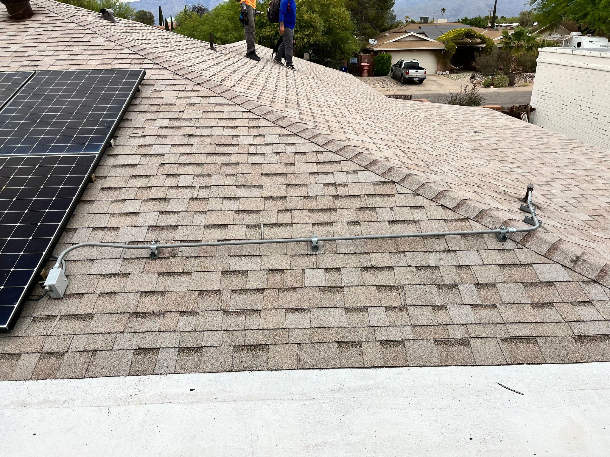 Desert Tan Shingles by Reimagine Roofing