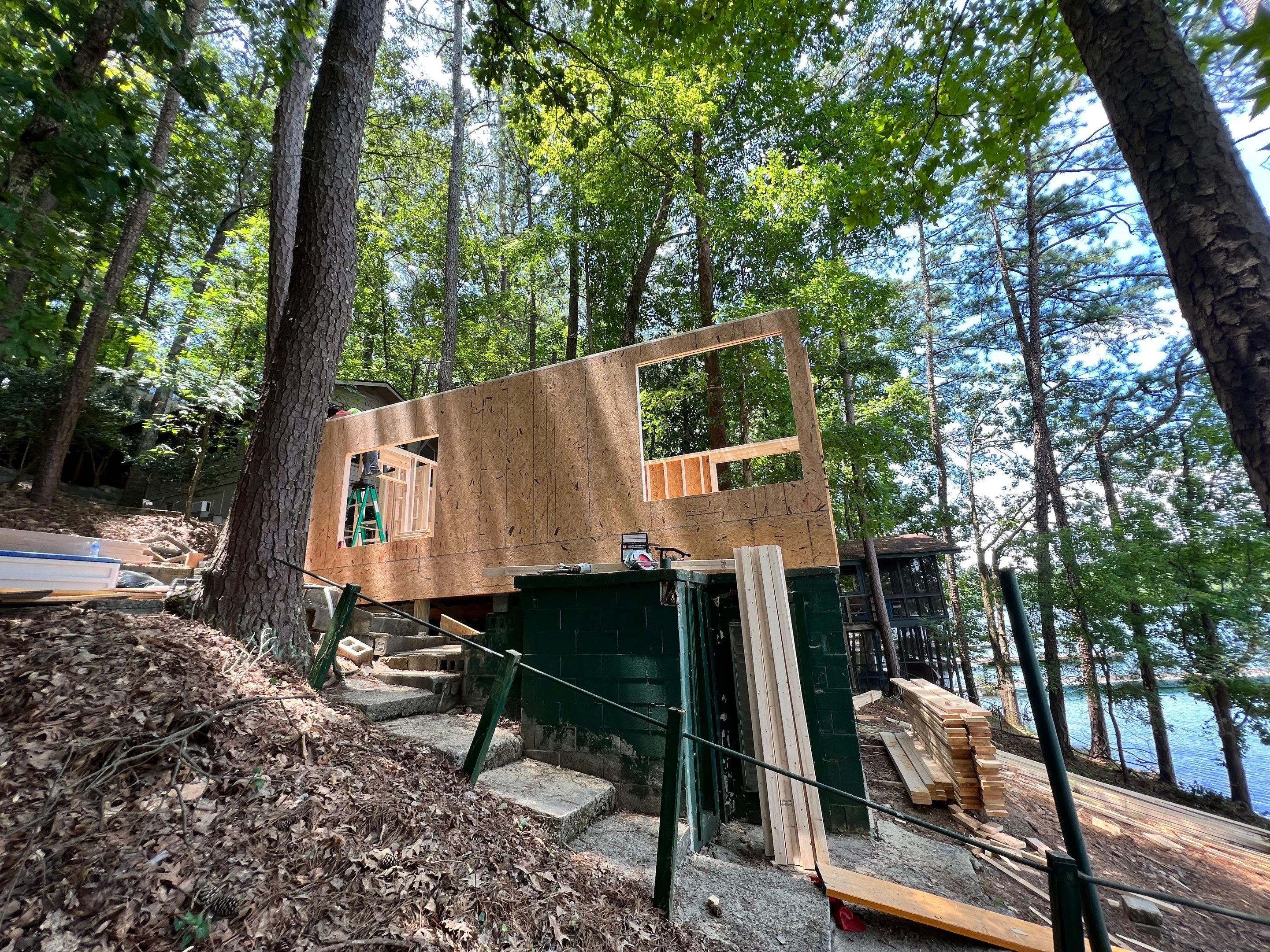 Lakefront Room Addition and Custom Deck Build in Acworth by Swift Home Renovations 