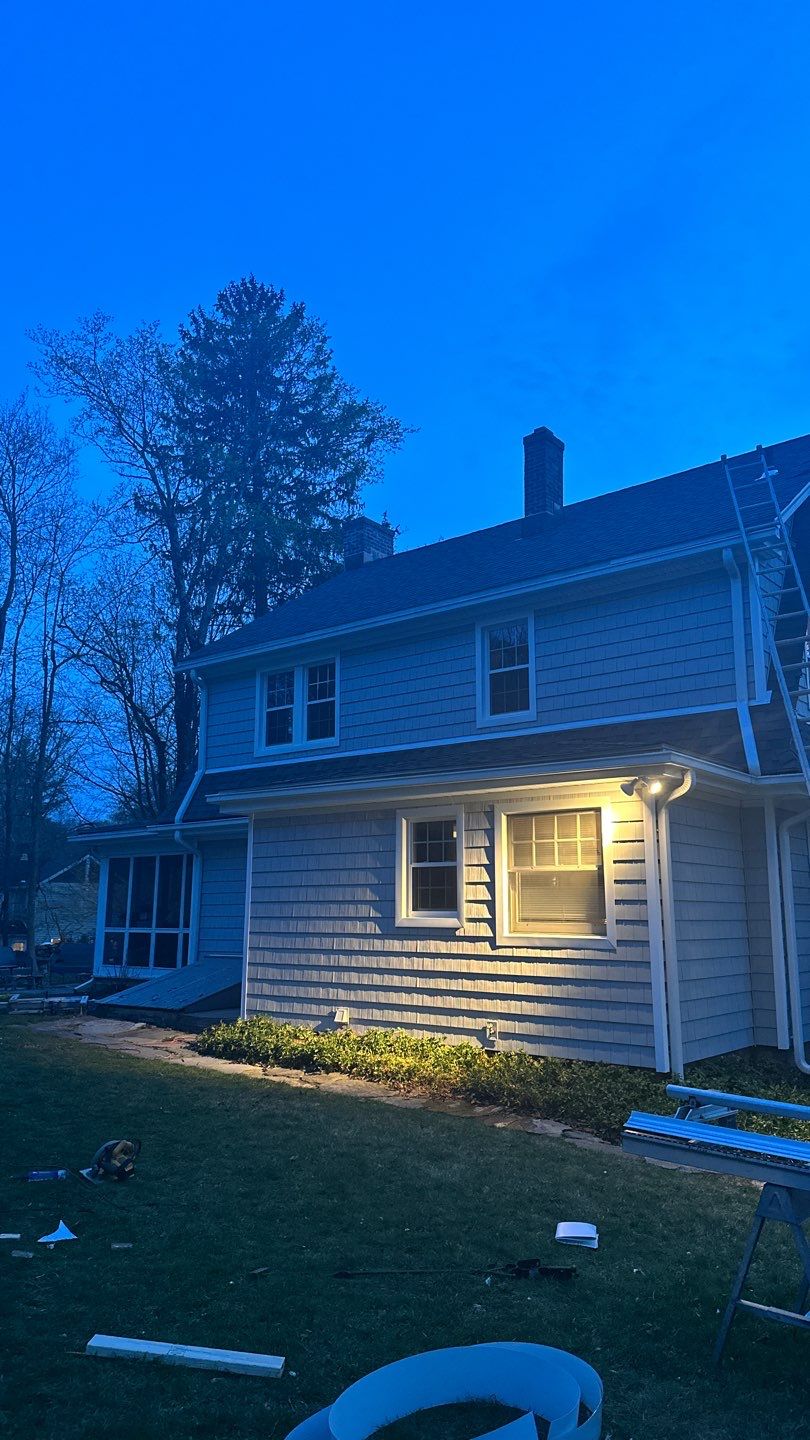 Siding Installation using Certainteed Cedar Impressions Sterling Gray by A Plus Exterior
