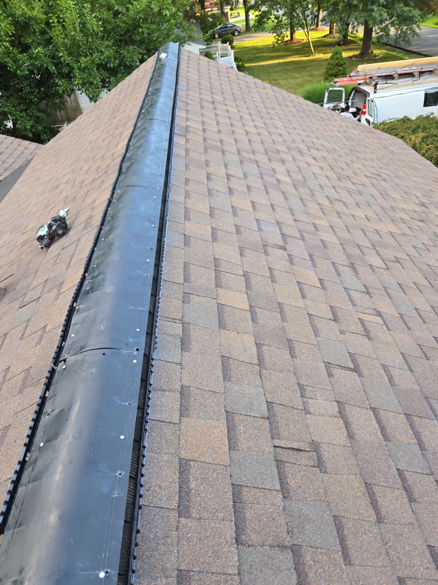 Atlas Pinnacle, Color, Heatherblend, Drip Edge, Color, Royal Brown by Eagle Eye Roofing