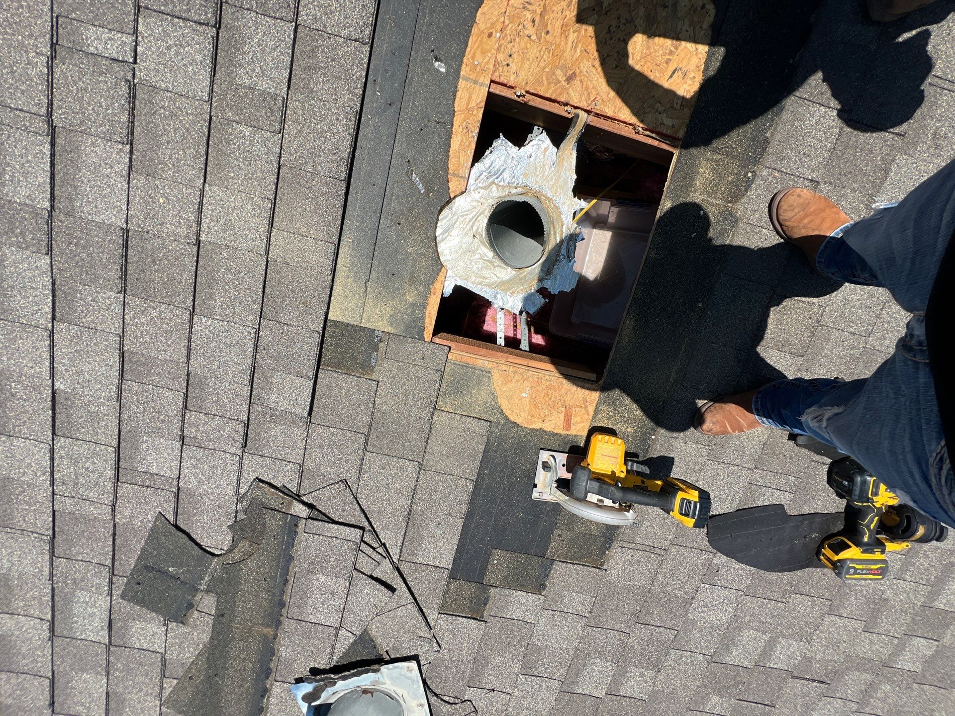 Hail Damage using Owen's Corning Duration (Lifetime) Shingles by Roof Repair Company