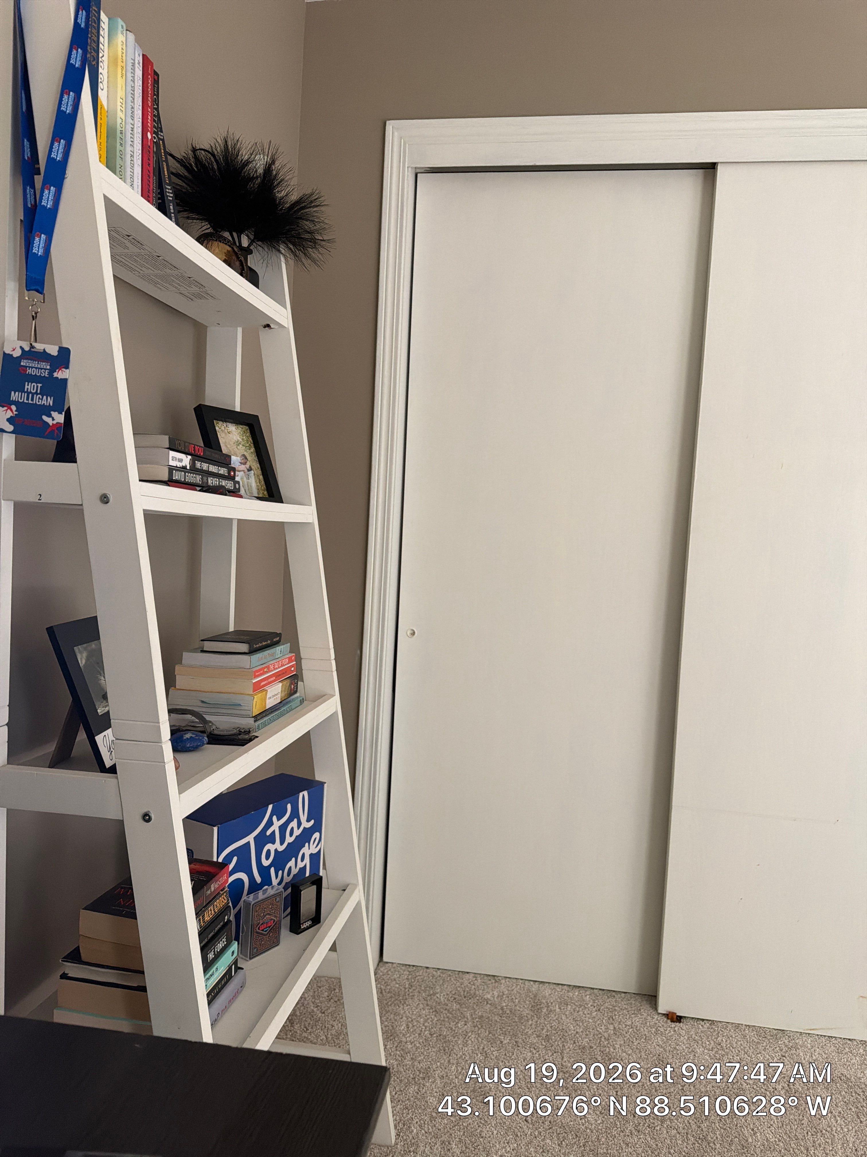Custom Interior Closet Door Installation in Oconomowoc Home by CompanyCam Sales Demo