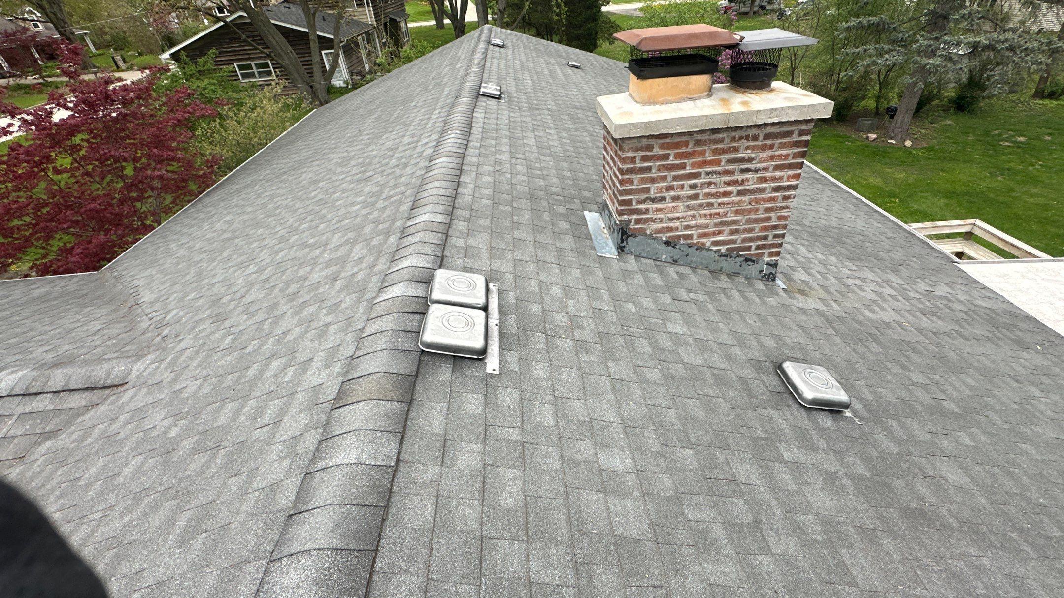 Roof replacement Malarkey Legacy shingles color Sienna Blend by Pro Home Services Inc