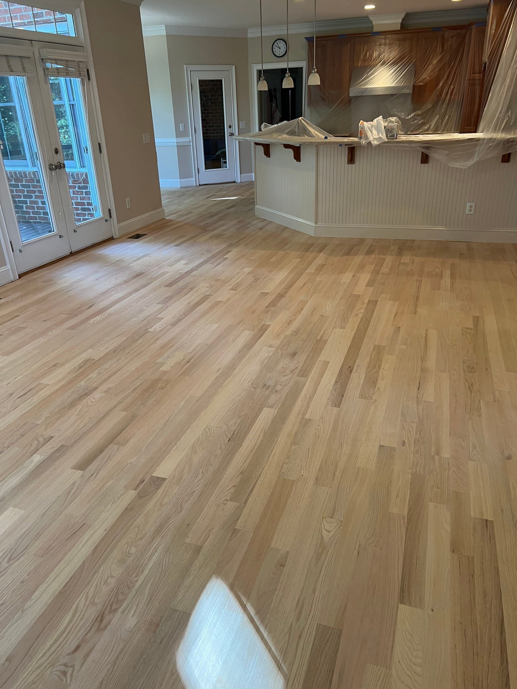 A beautiful refinishing project in The Oaks, Chapel Hill by Accent Custom Floors