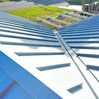 24ga 1.5" Mechanical Seam Mill Finish by Total Roofing System The Metal Roof Experts