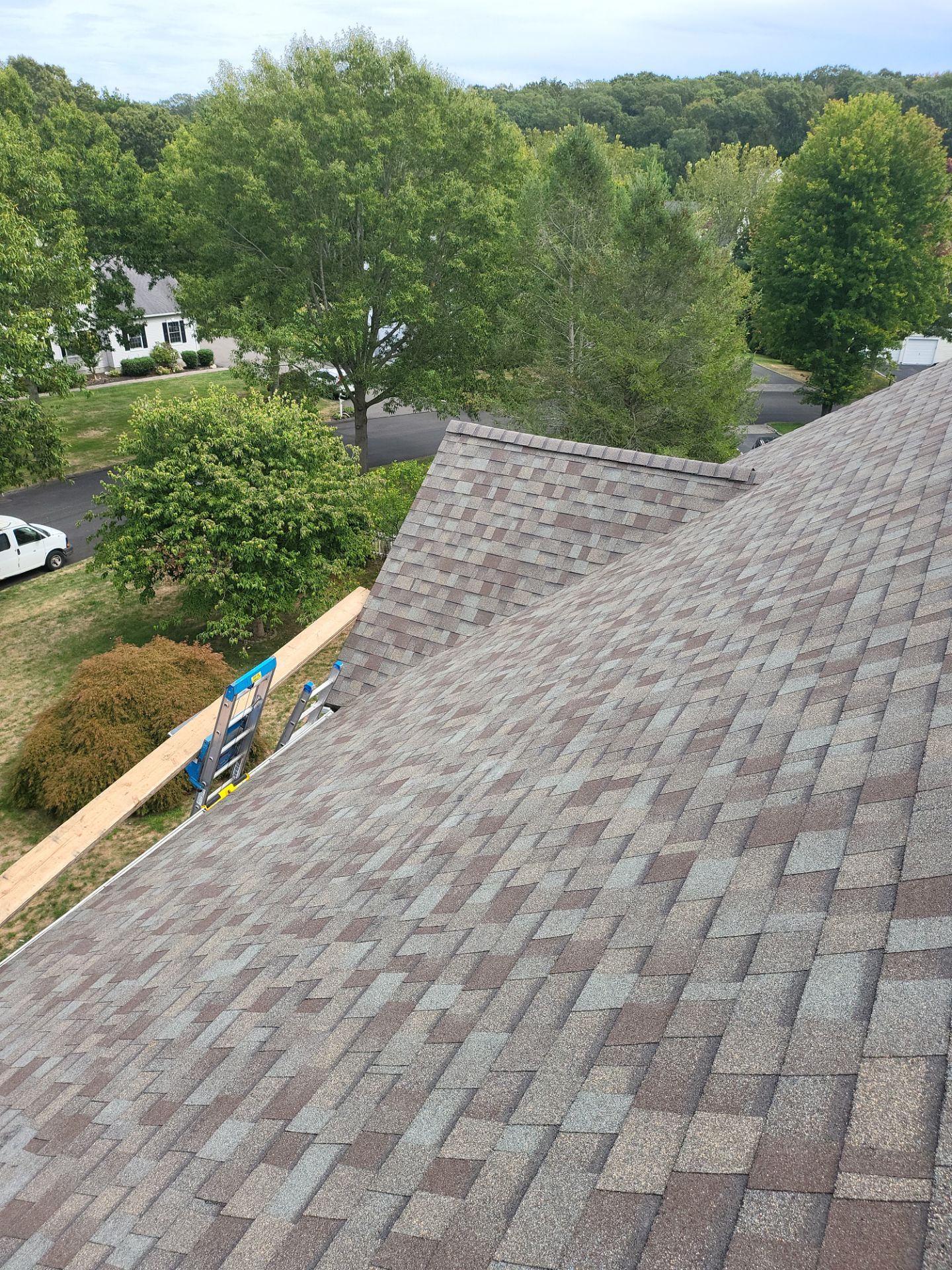 Residential Roofing Installation using Owens Corning Duration Driftwood by A Plus Exterior