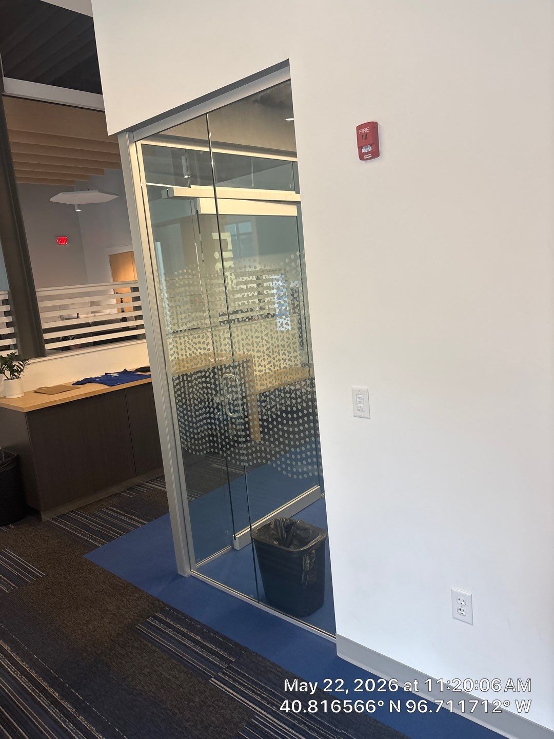 Modern Office Remodel with Custom Acoustic Baffles and Glass Partitions by CompanyCam Sales Demo
