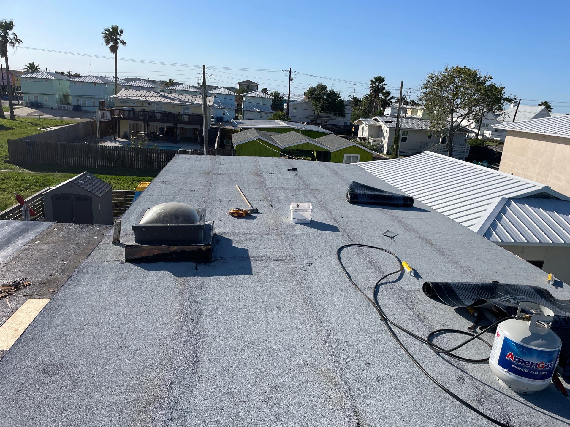 Island Torch Time by Bayfront Roofing and Construction