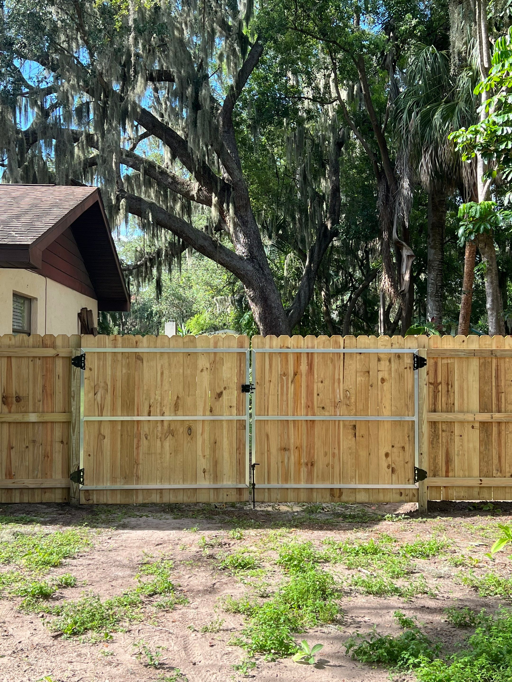 Palmetto, FL 6ft. Tall Treated Board on Board Privacy Fence by Asap fence and gates, LLC