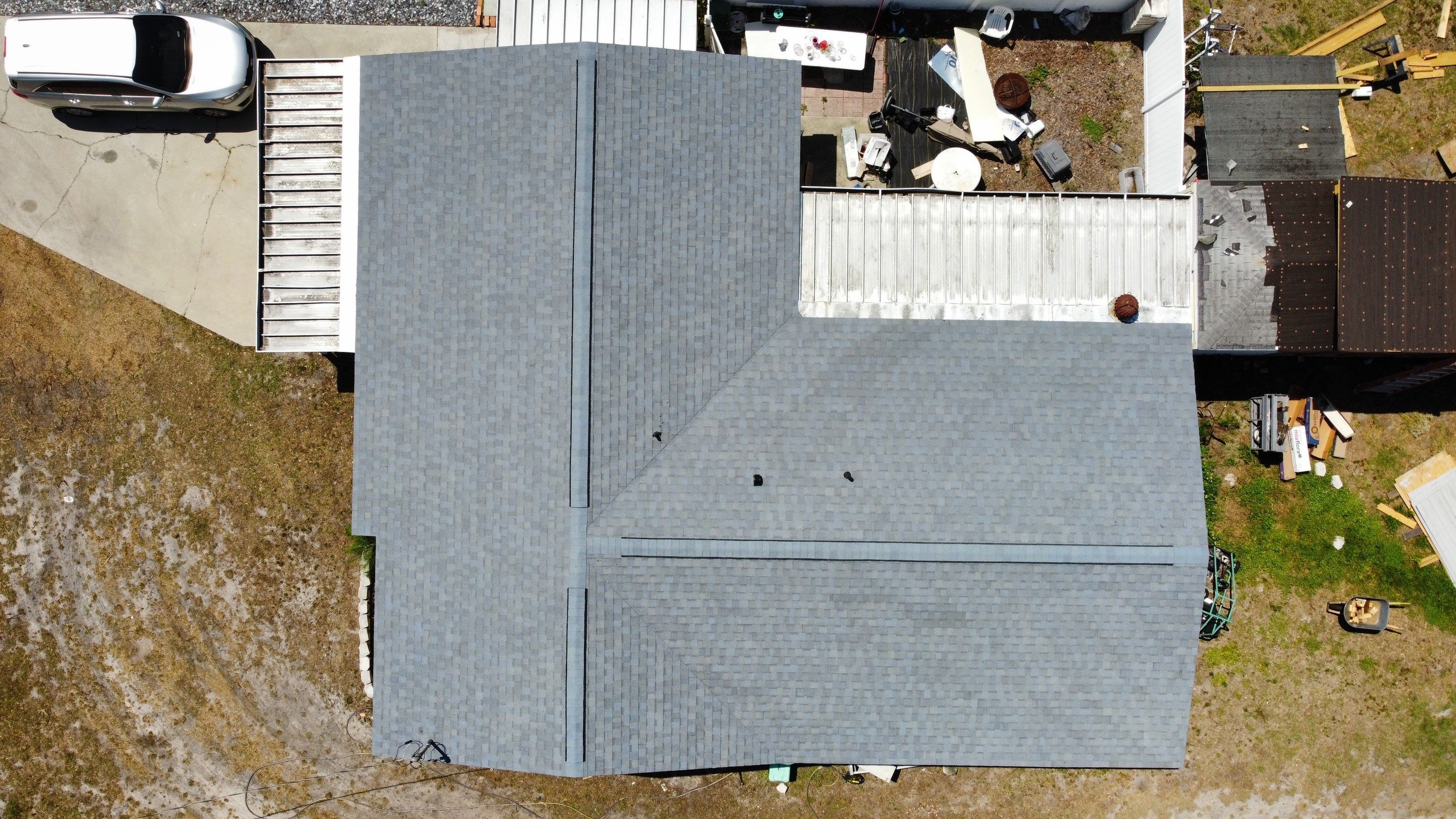 Roof replacement in Gibsonton, FL. by Steadfast Roofing