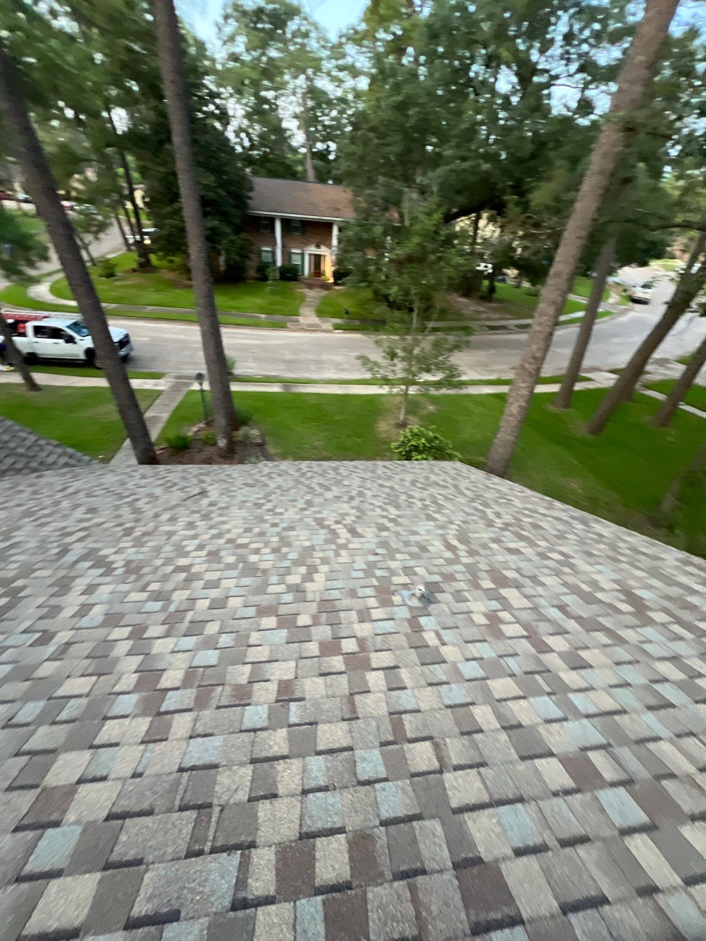 Commercial Roofing Repair using Owen's Corning Duration (Lifetime) Shingles by Roof Repair Company