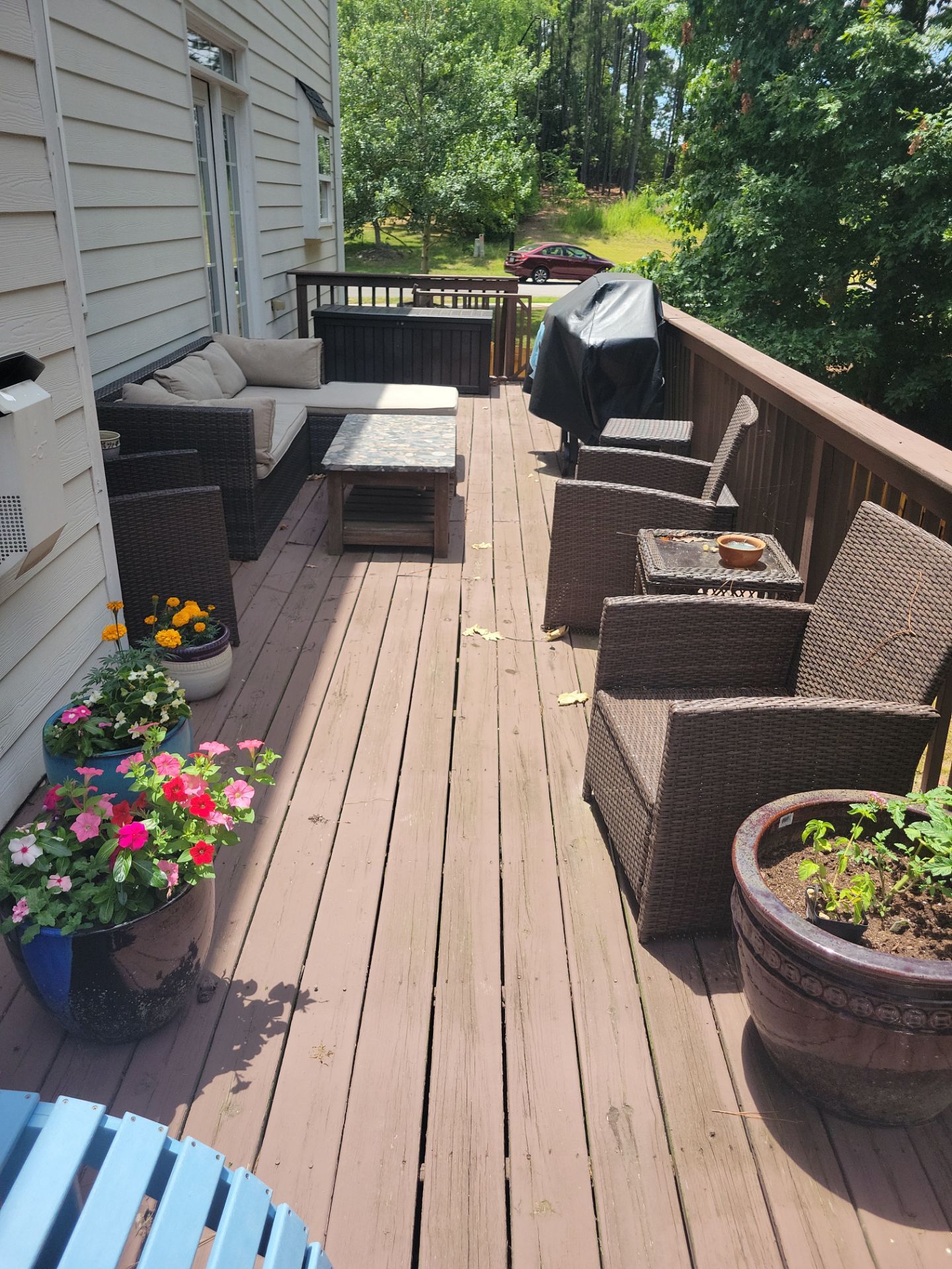 Trex Decking, Aluminum Railing, Rain Escape Underdecking by The Remodeling Company