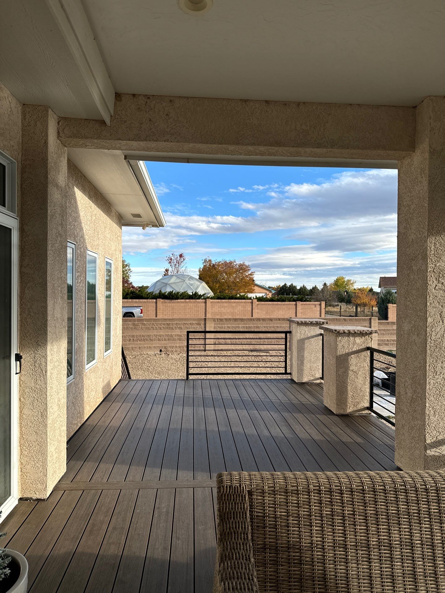 Motorized Screens using Progressive MagnaTrack Screens by Outdoor Solutions Colorado