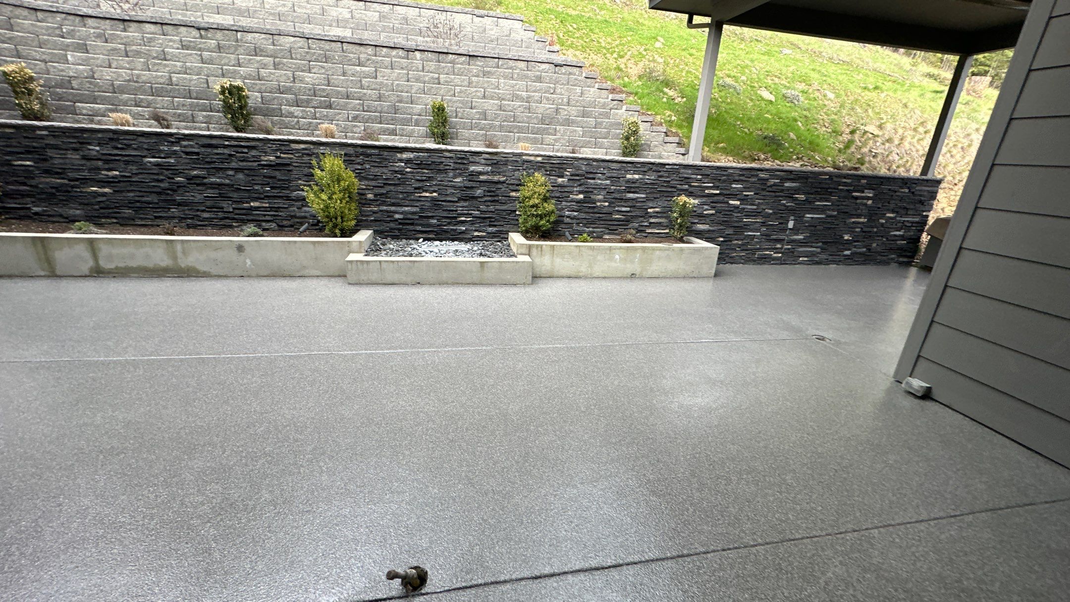 Patio Transformation using Greystone 1/8" by Croc Coatings, LLC