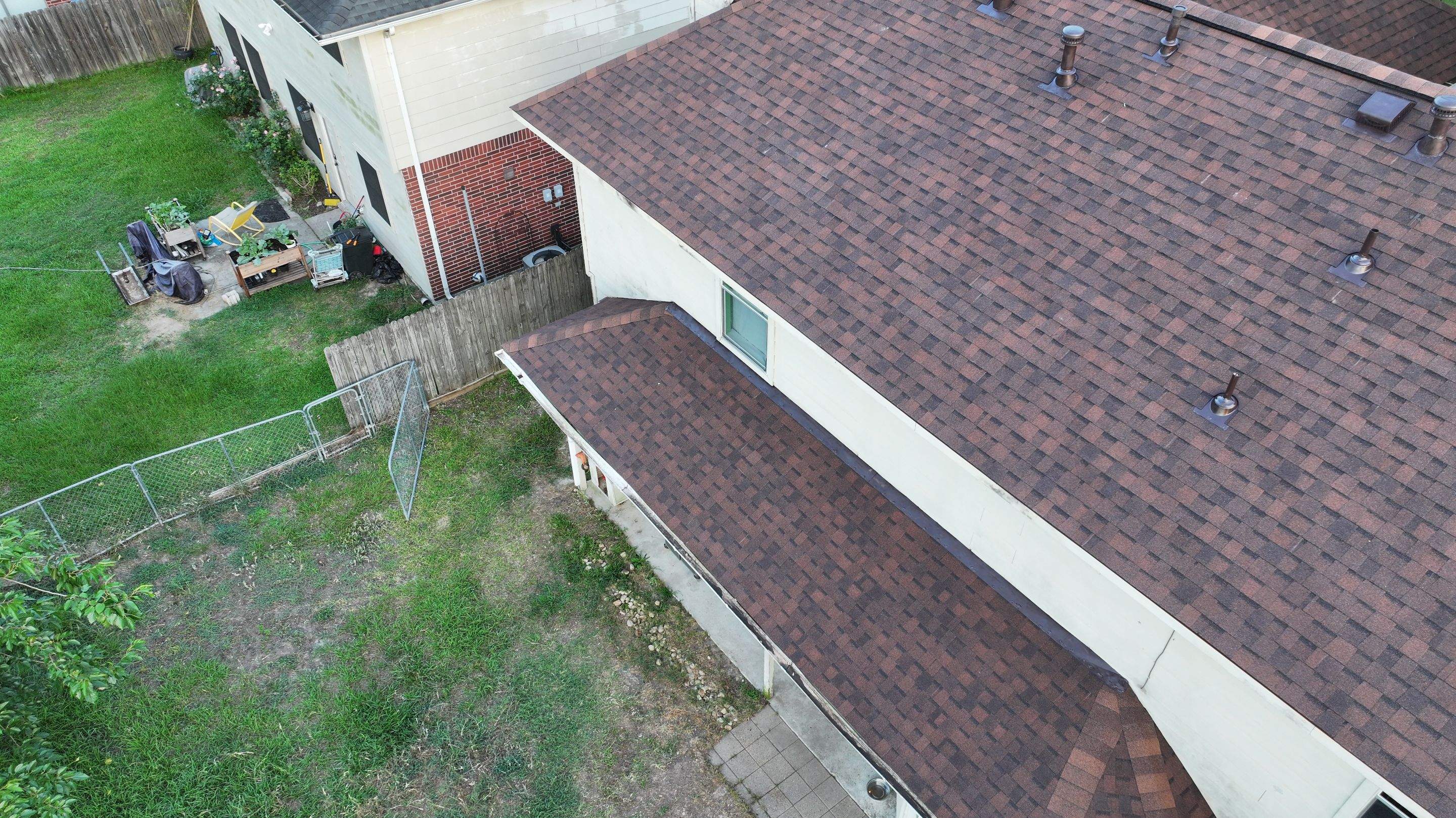 Autumn Brown Shingle Roof Replacement — Houston, TX by PL Roofing & SB Roofing, LLC.