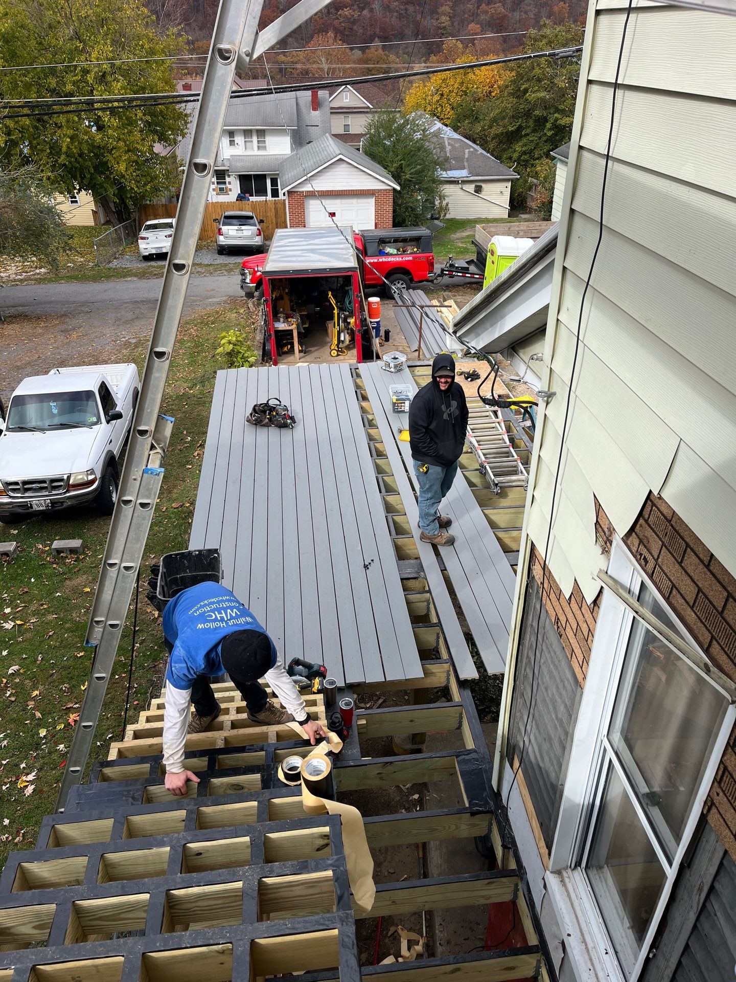 TimberTech Composite Deck and Vinyl Railing Replacement in Hinton by Walnut Hollow Decks & Outdoor Living
