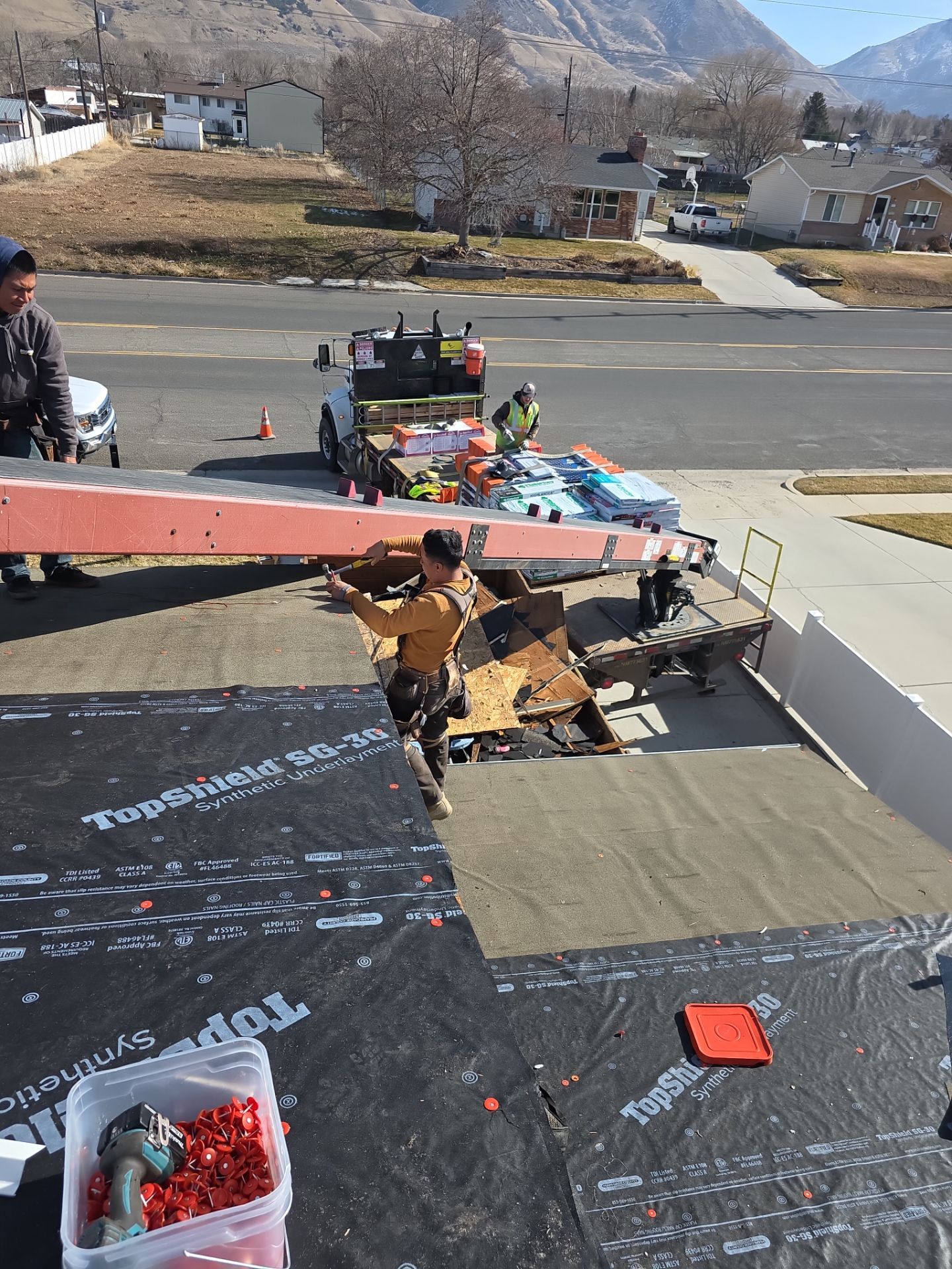 Project in Brigham City, UT by The Roofing Experience, LLC