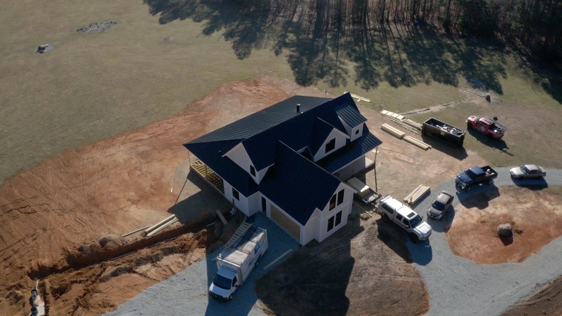 Custom Home Metal Roof Installation by Just In Time Roofing and Restoration