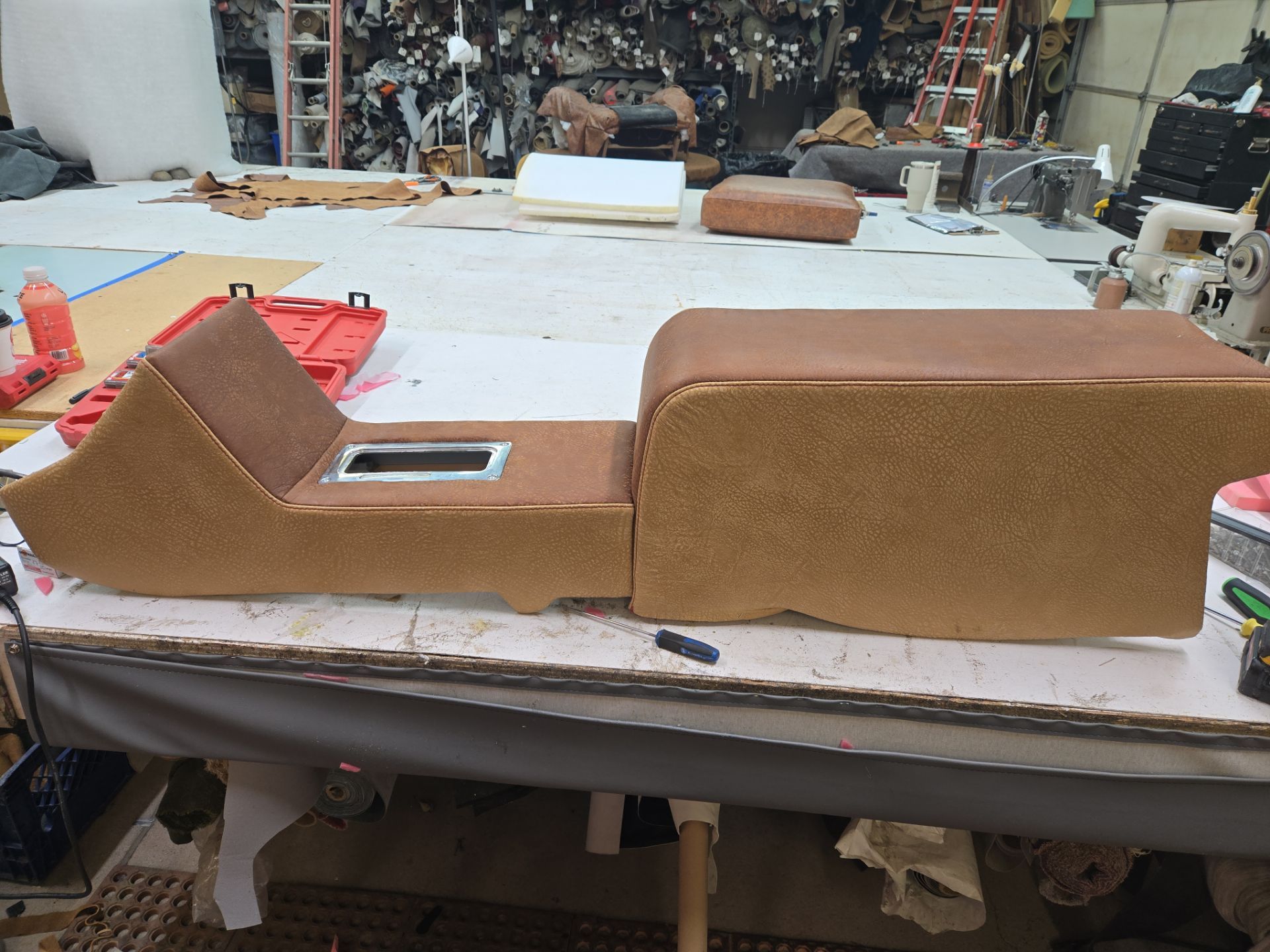 1963 Nova SS Custom Leather Interior  by Rocky Mountain Upholstery Co