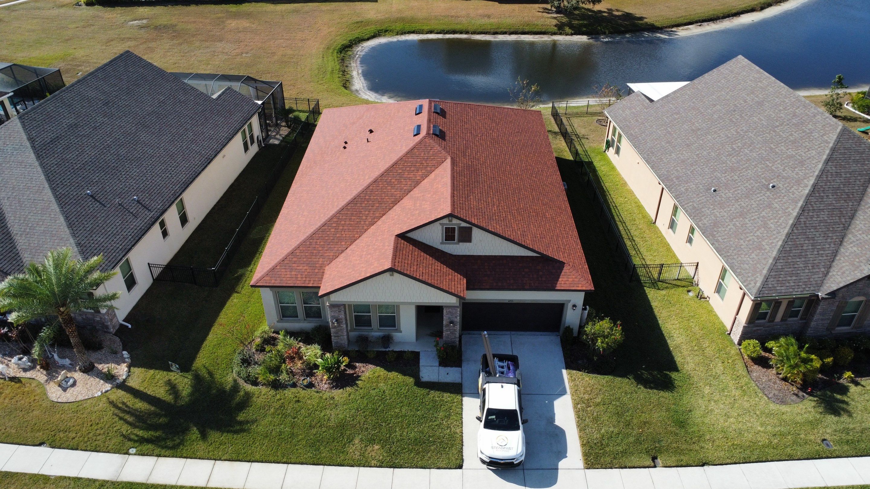 Roof Replacement in Wesley Chapel FL. by Steadfast Roofing 