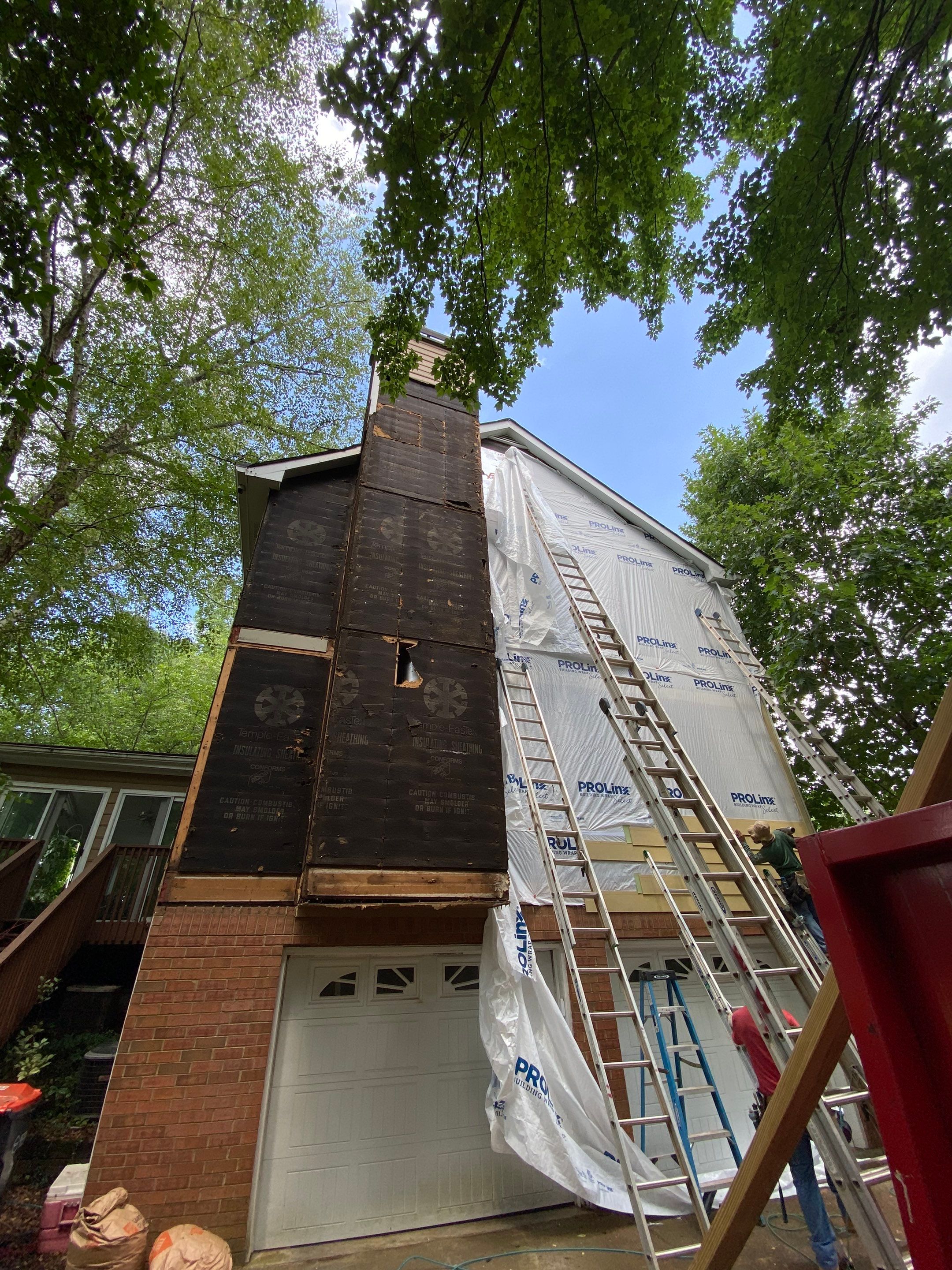 Siding Replacement and Exterior Trim Painting in Marietta, Georgia by Swift Home Renovations