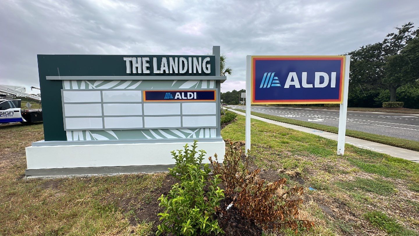 Monument Signs for The Landing by SignCrafters