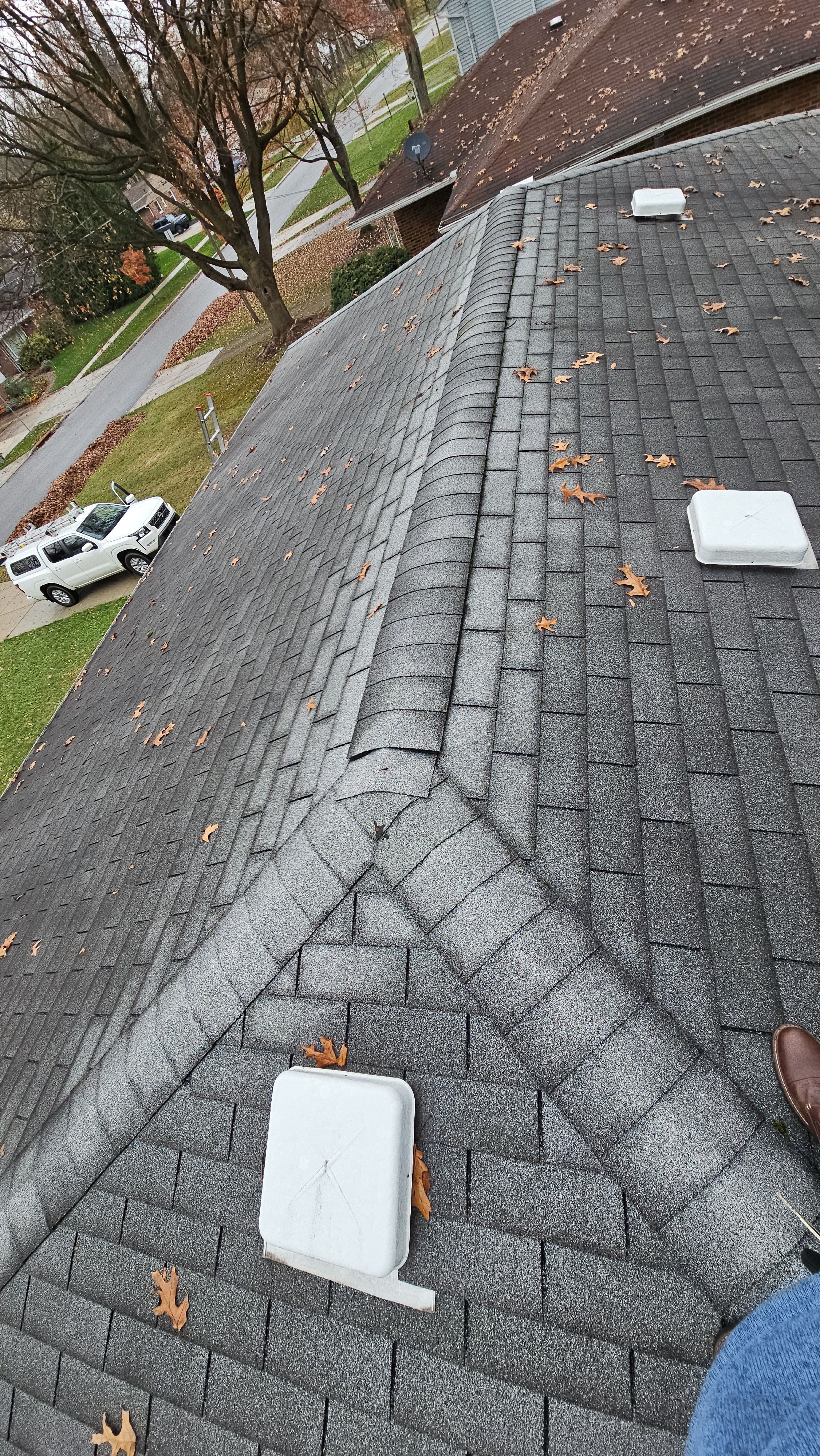 Atlas Pinnacle, Color, Coastal Granite, Drip Edge, Color, Black by Eagle Eye Roofing