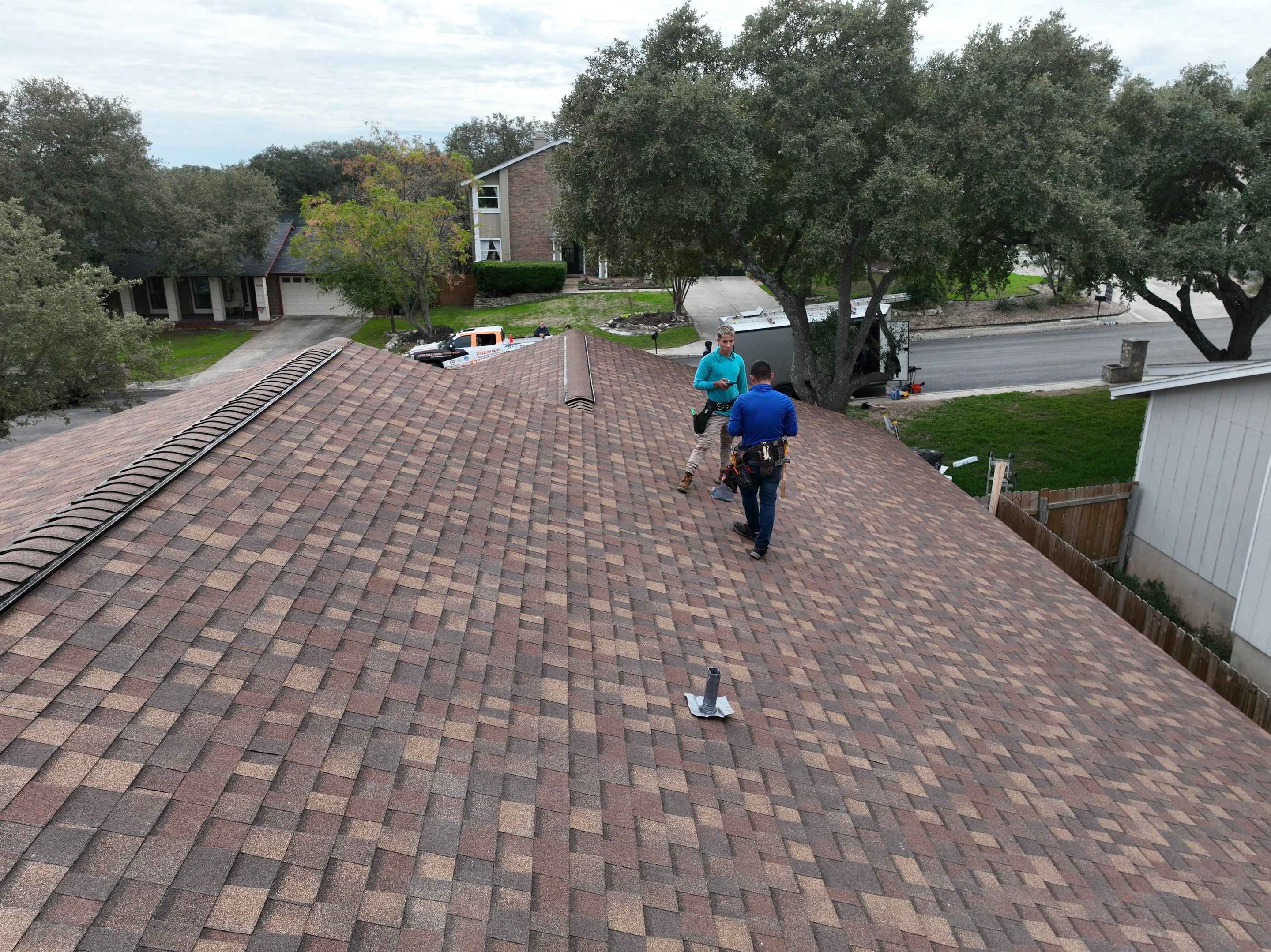 Residential Roof Replacement using Owens Corning Duration Designer 30 Year Laminate Shingle  by Premier Roofing and Contracting