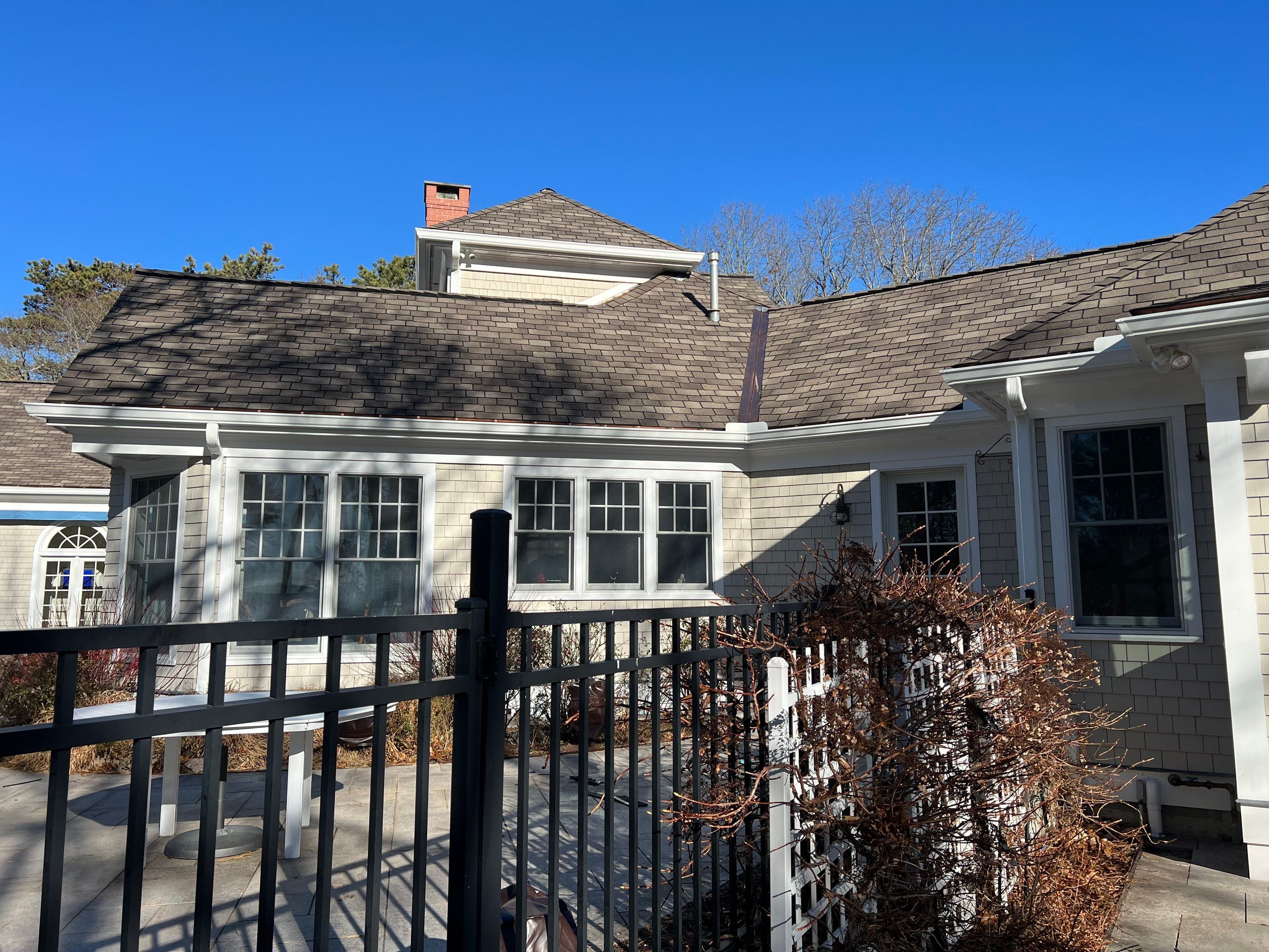 Premium Cedar Shake Roof Replacement Project in Barnstable by Mighty Dog Roofing of Greater Middlesex County