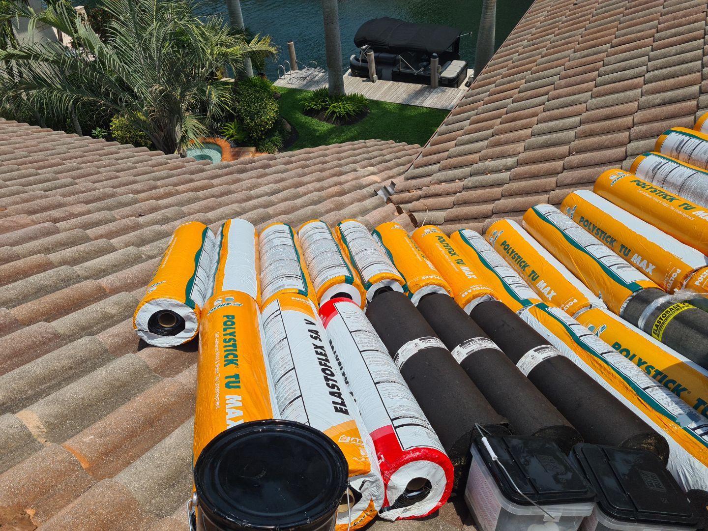 Residential Roofing Installation using Eagle Roofing Tile by BLUES BROTHERS ROOFING