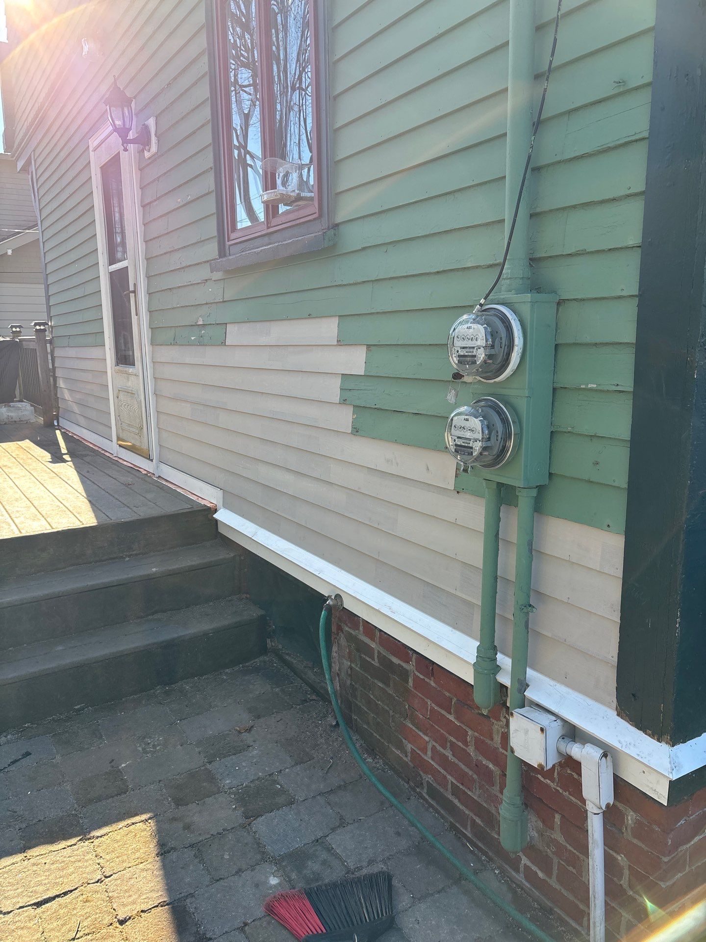 Water Damage Repair with Siding Replacement & Proper Wall Flashing by Sensible Home Solutions