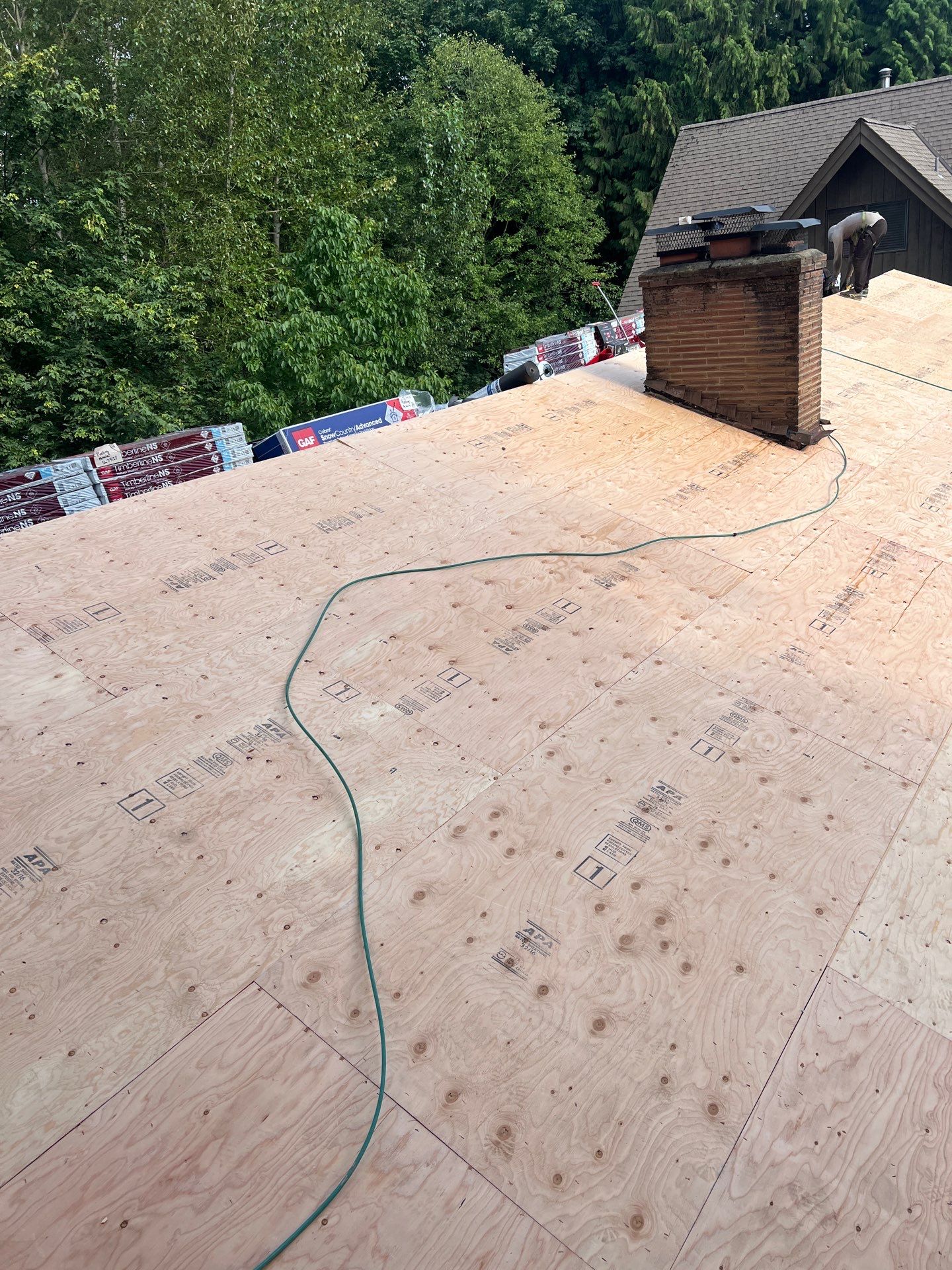 Residential Roofing Installation using GAF HDZ Shingles by Roofing Formula LLC