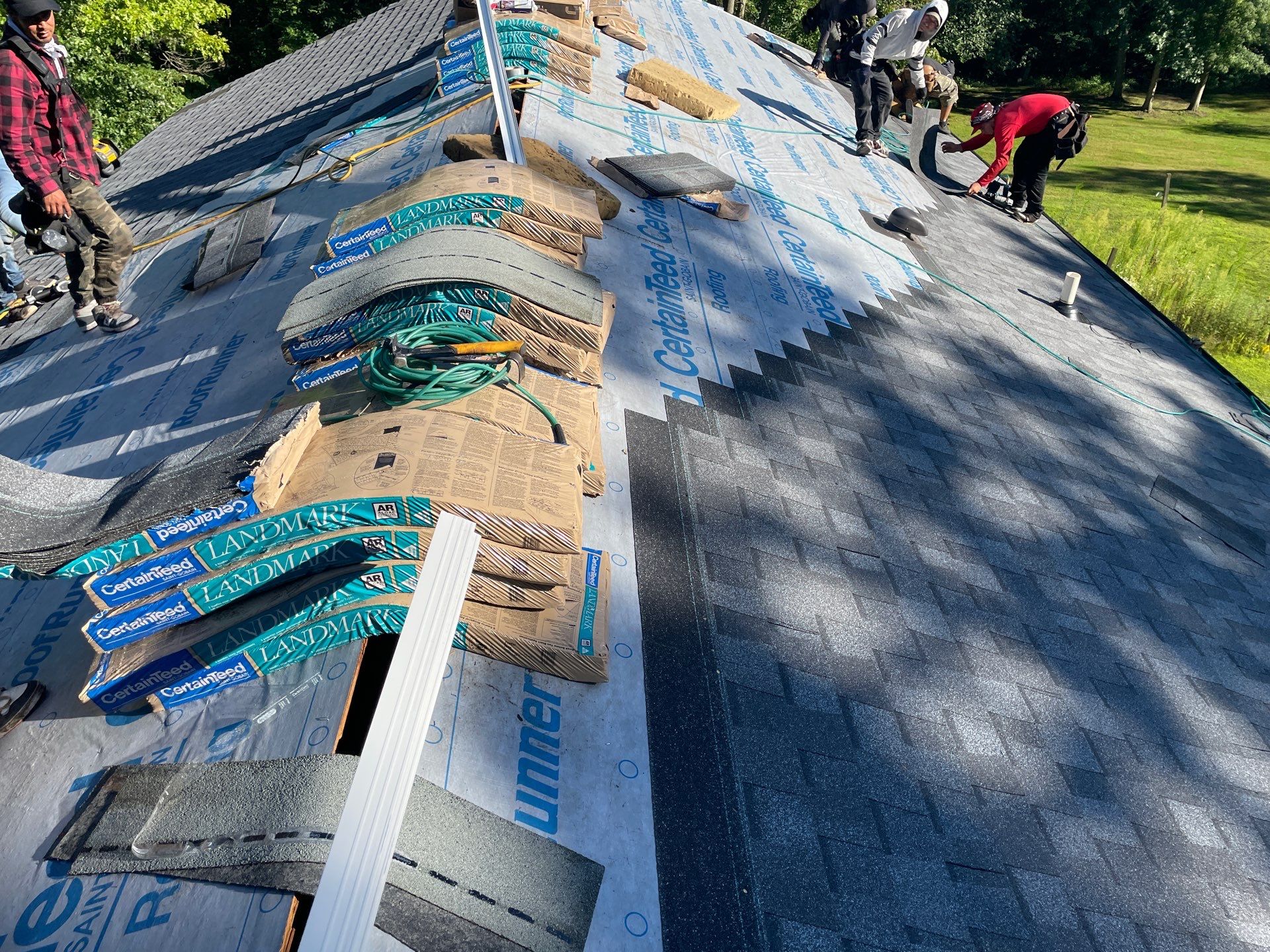 Roof Replacement using CertainTeed Landmark by 180 Contractors