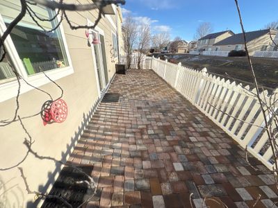 new patio and walkway