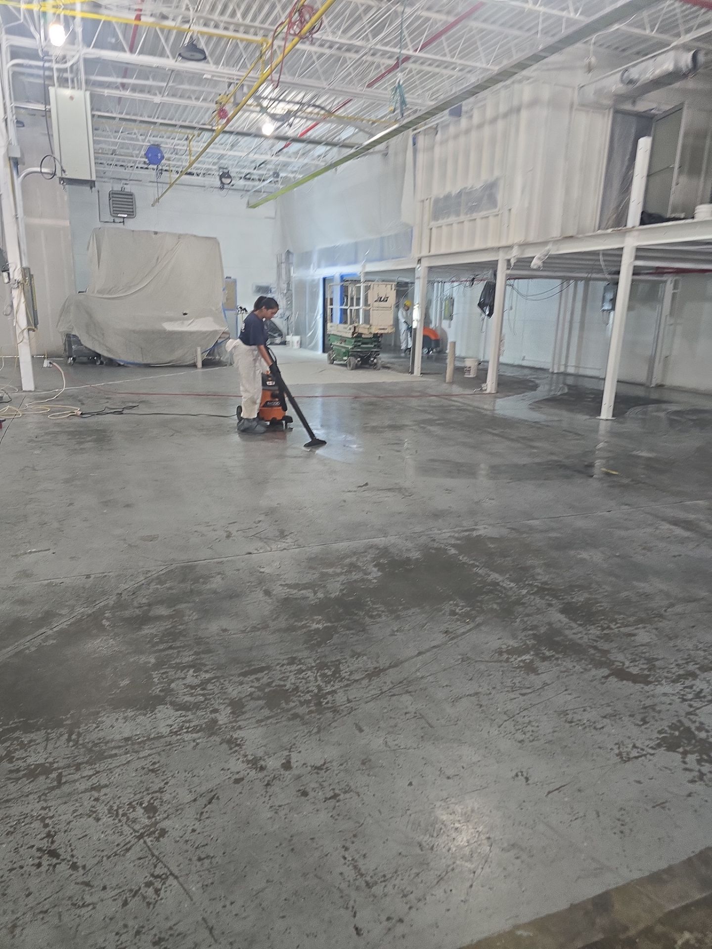 Industrial Warehouse Fire Damage Cleaning and Spray Sealing in Islandia by EMS Restoration Corp