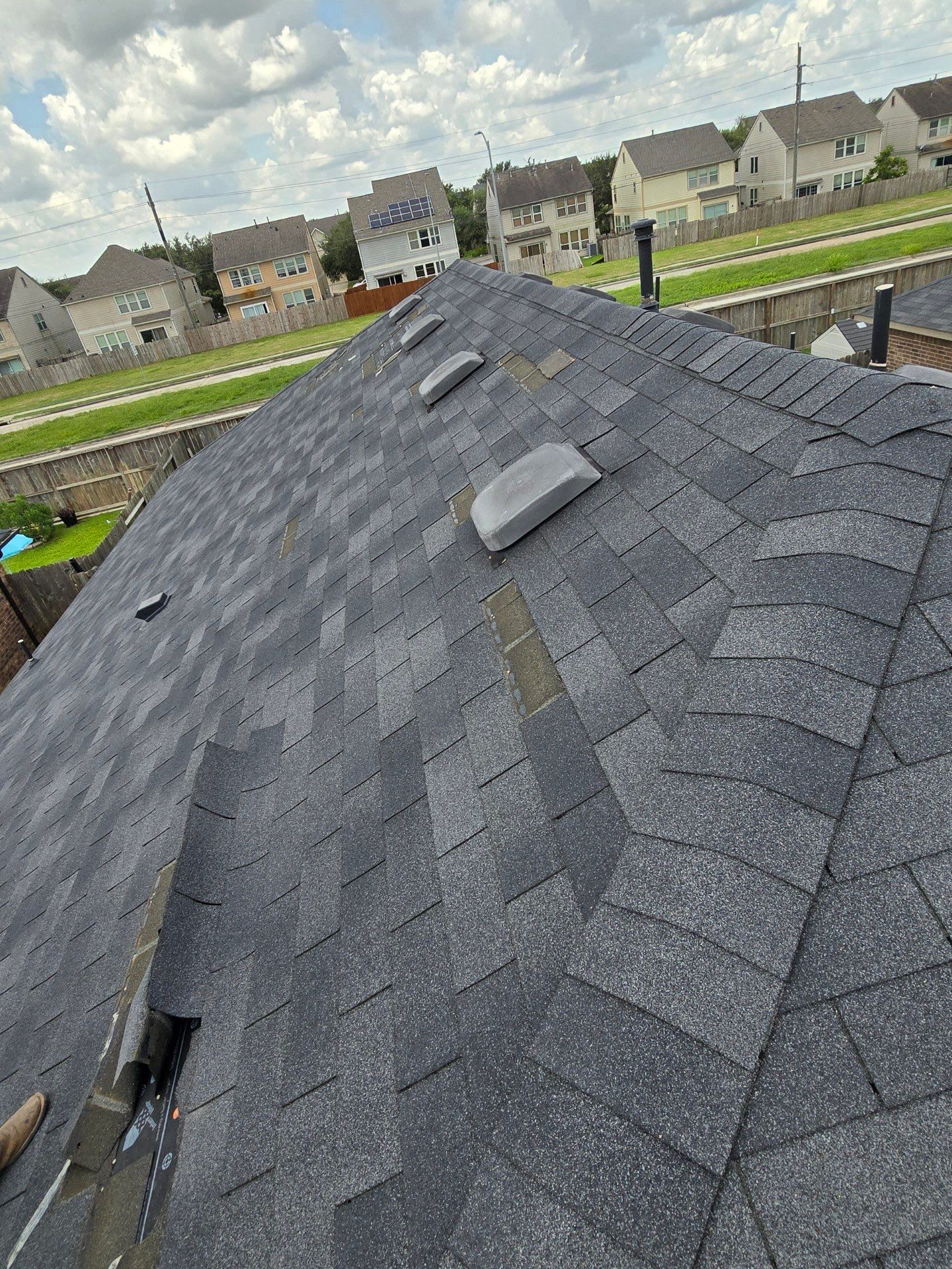 Hurricane Beryl Roof Repair by Berry Good Roofing 