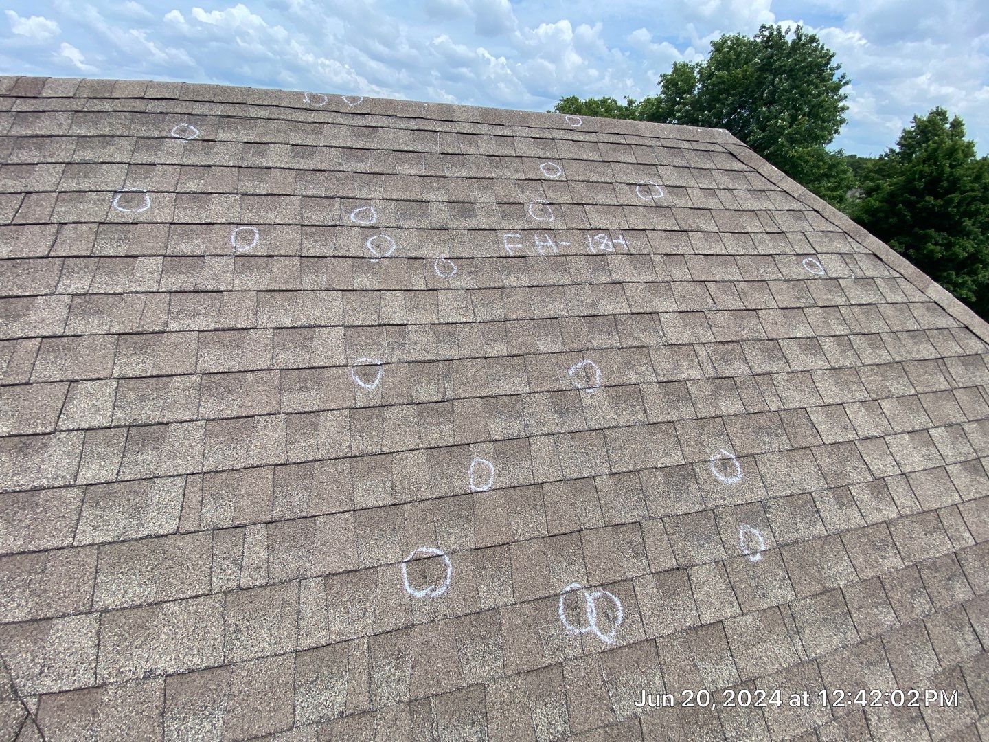 Hail Roof inspection in Jenks by Decor Roofing & Restoration