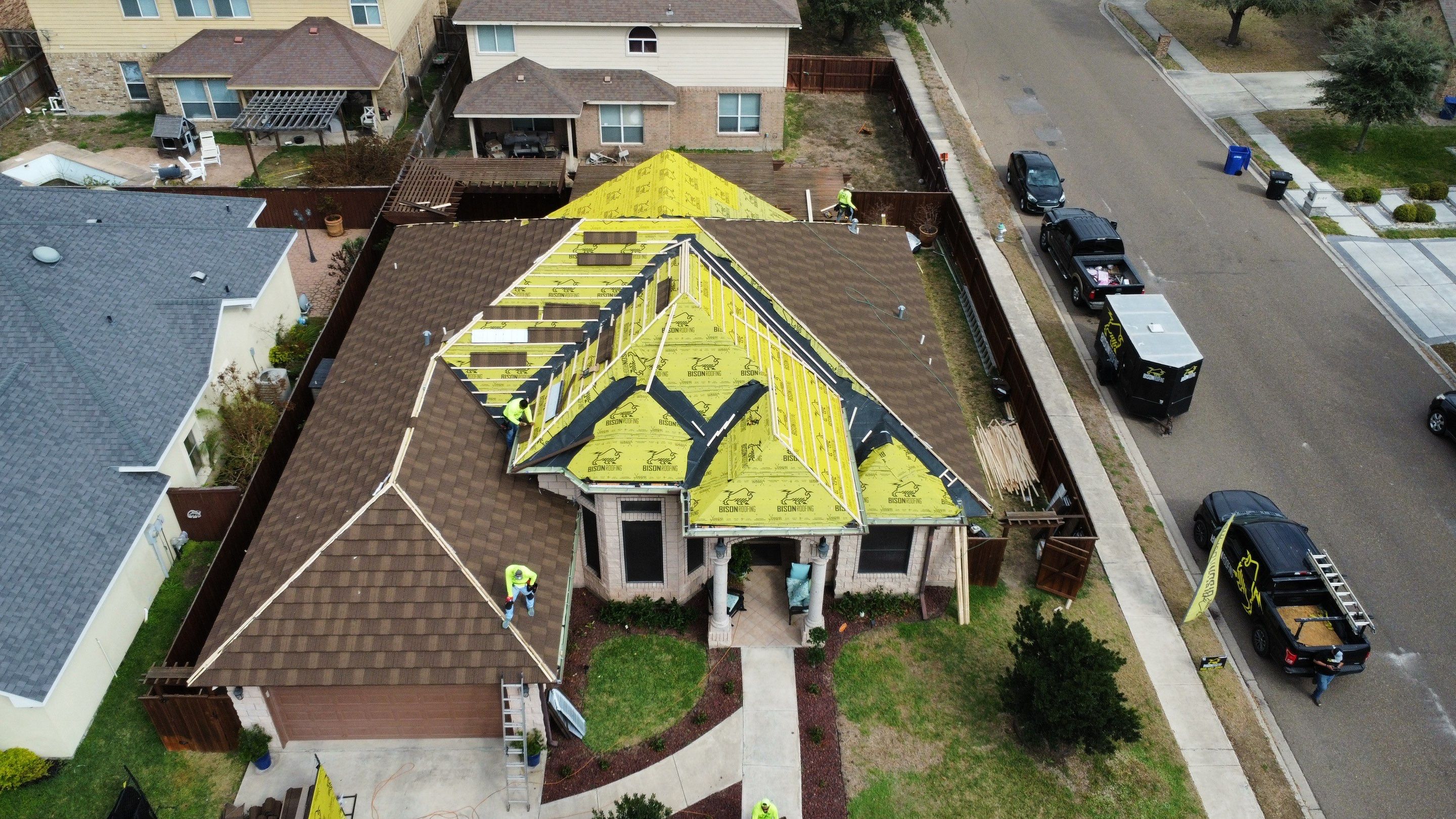 Decra Tile Roof Replacement  by Bison Roofing  