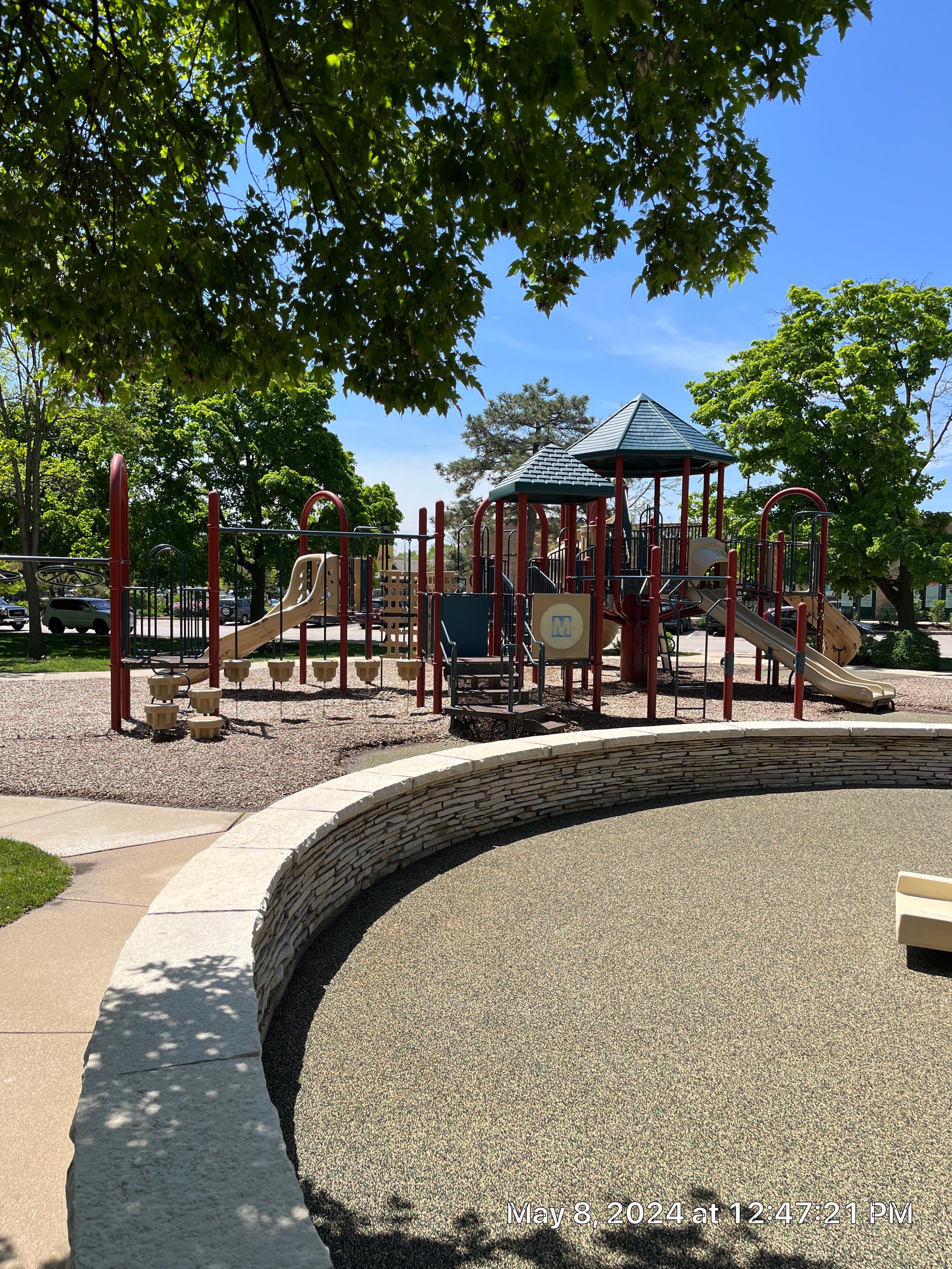 Playground cleaning by Northern Power Washing LLC.