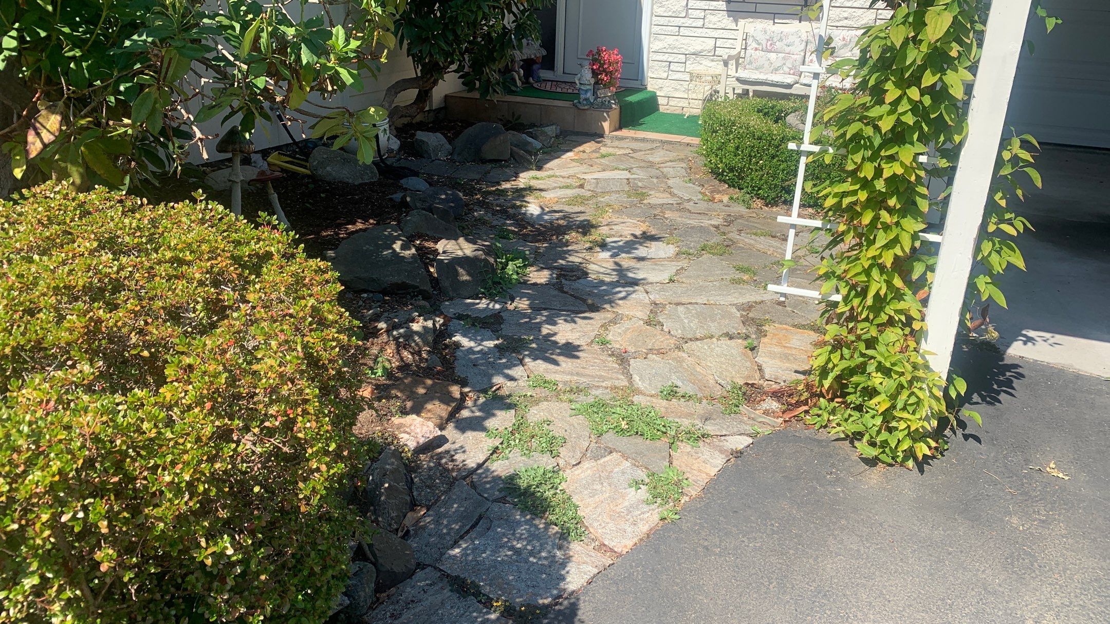 Gisela | Stamped Concrete Walkway  by Jireh Asphalt & Concrete Inc 