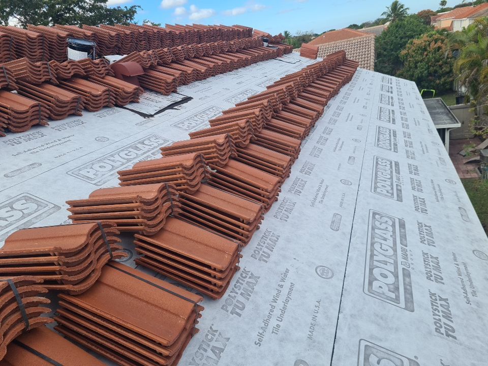 Residential Roofing Installation using Eagle Roofing Tile by BLUES BROTHERS ROOFING